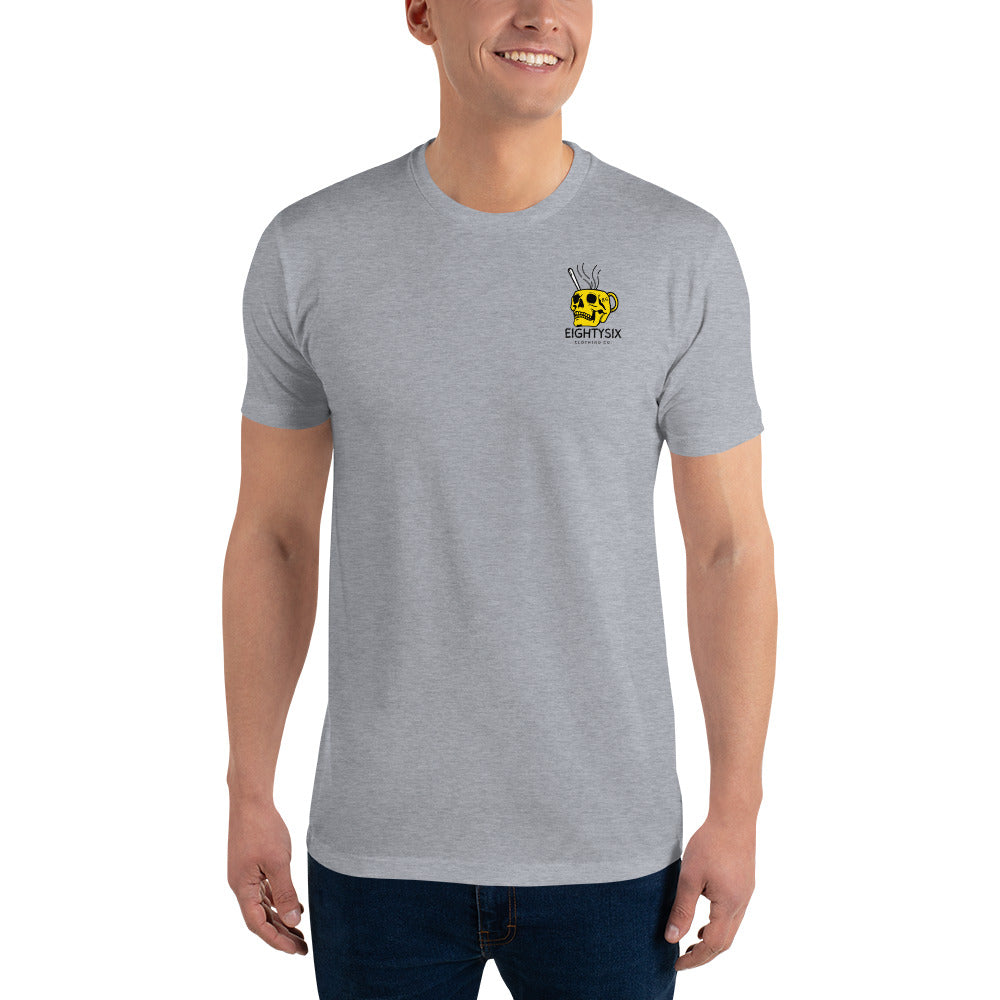 BEHIND Fitted  Short Sleeve T-shirt