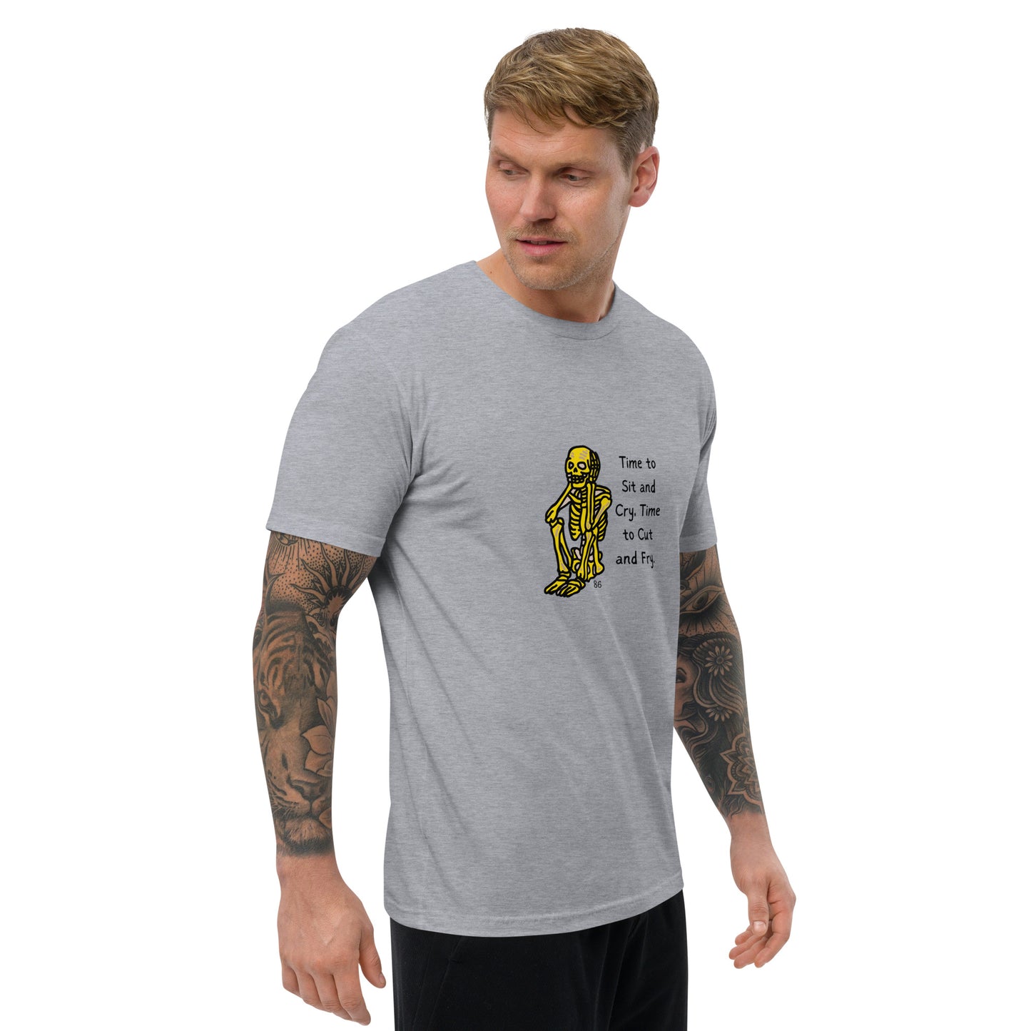 Time To Sit Fitted Short Sleeve T-shirt