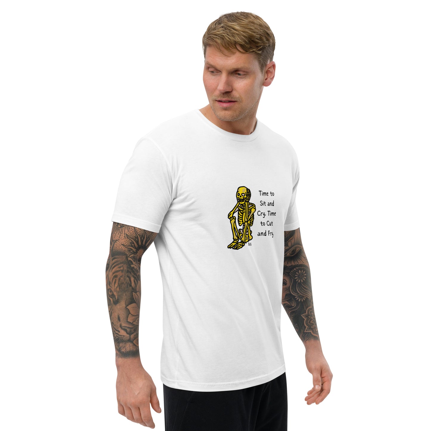 Time To Sit Fitted Short Sleeve T-shirt