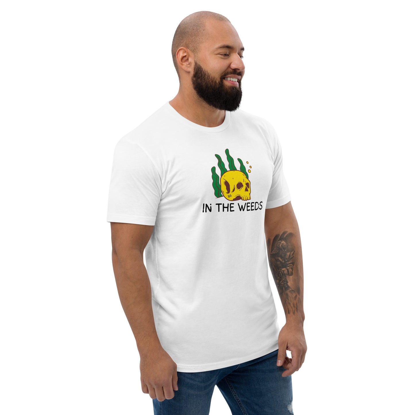 IN THE WEEDS 2 Fitted Short Sleeve T-shirt