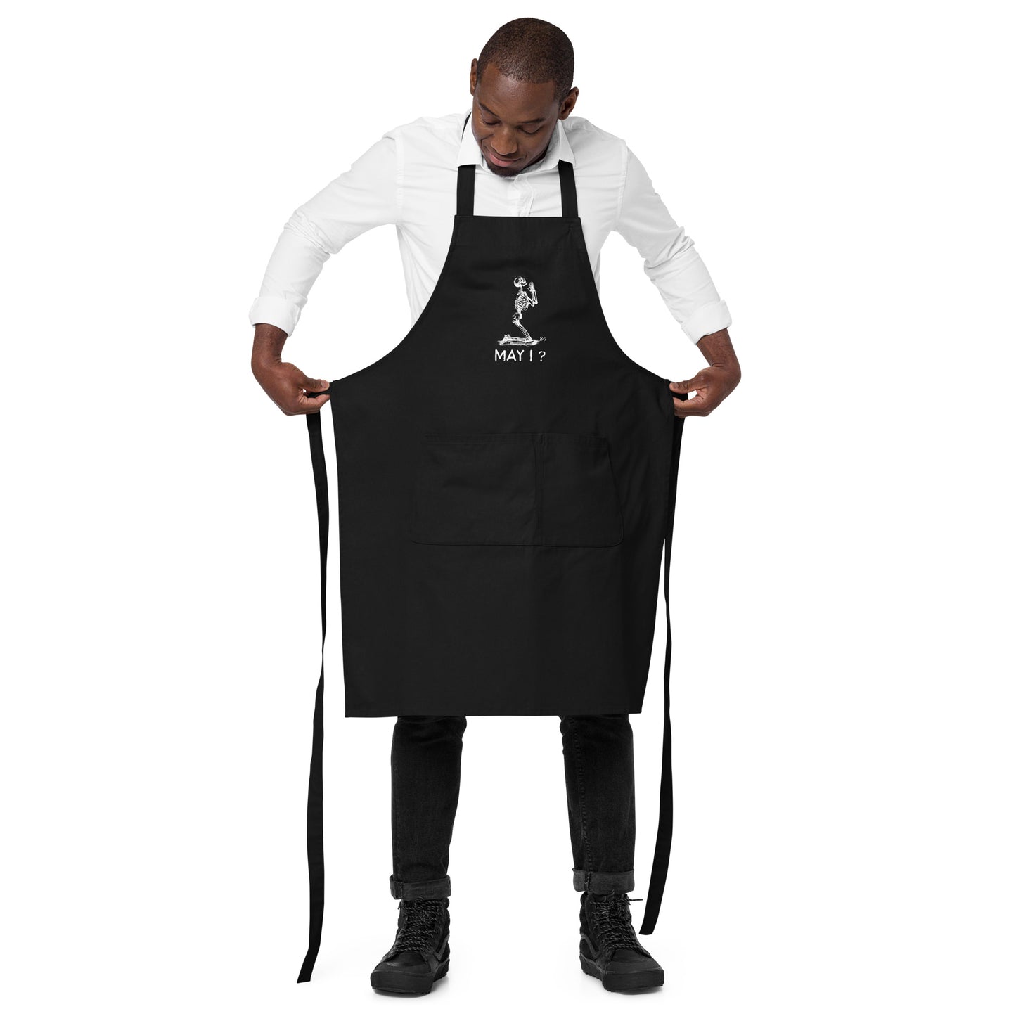 MAY I?  Organic cotton apron