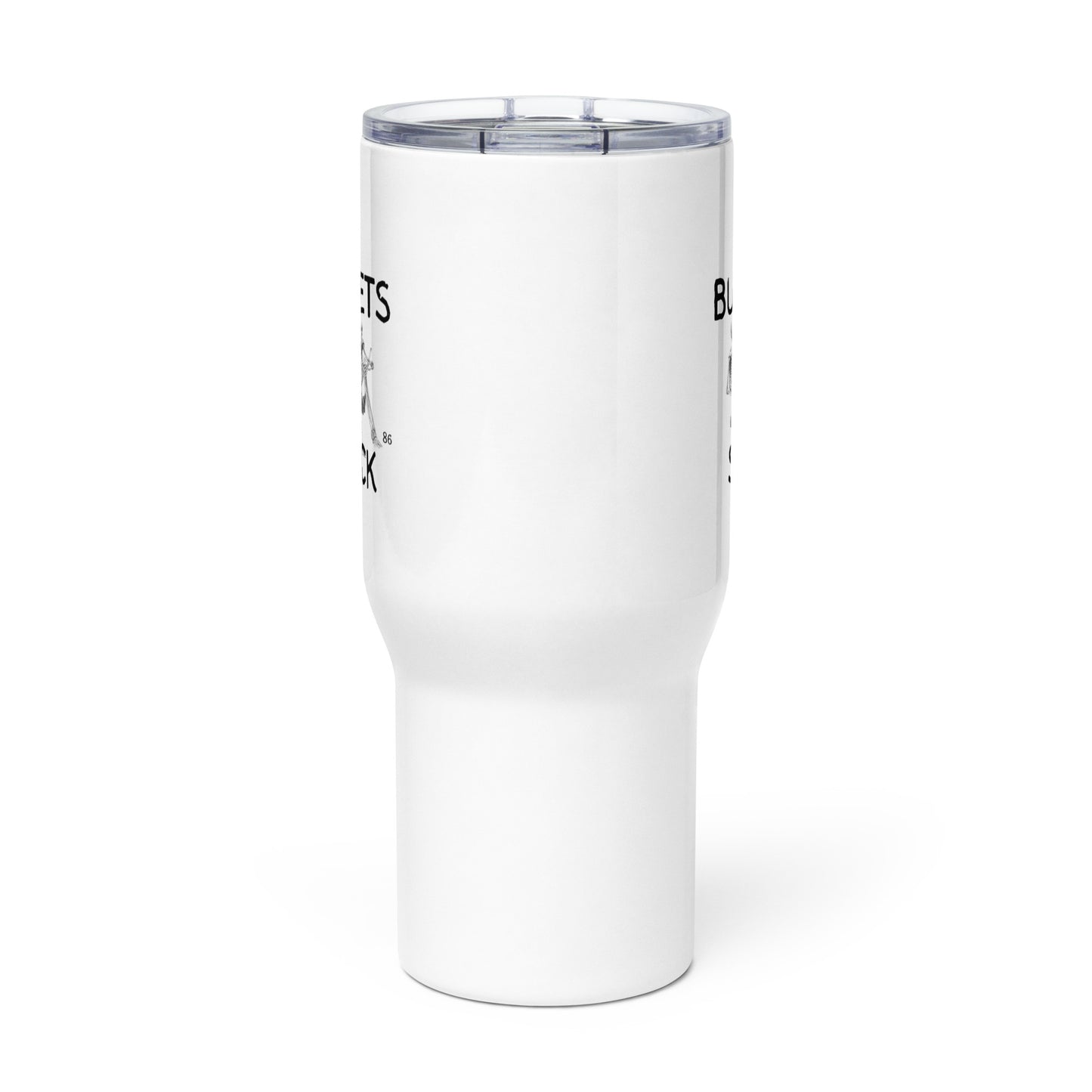 BUFFETS SUCK 2 Travel mug with a handle