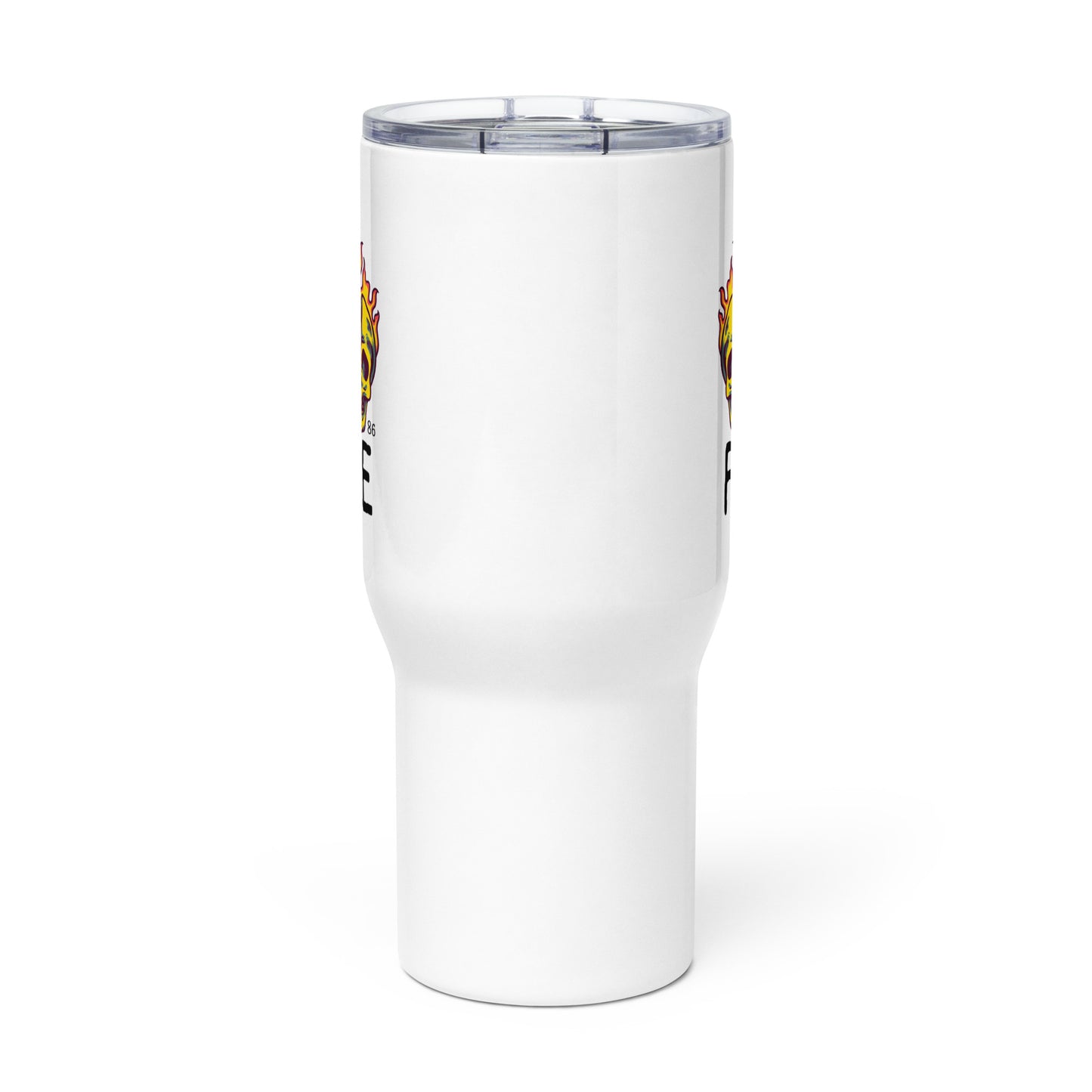 FIRE Travel mug with a handle