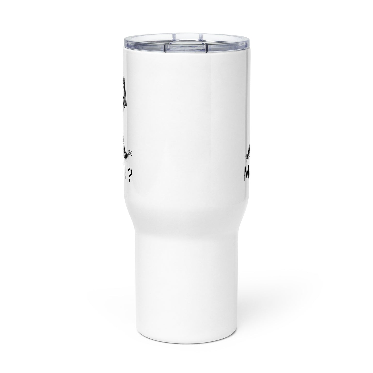 MAY I? Travel mug with a handle