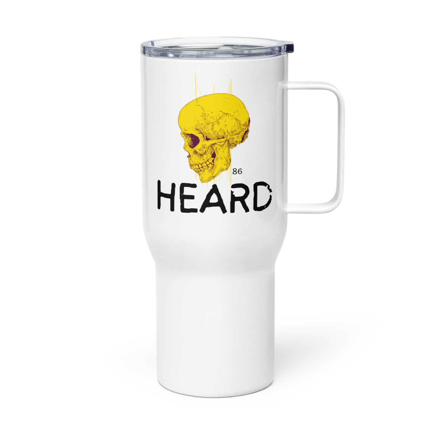 HEARD Travel mug with a handle