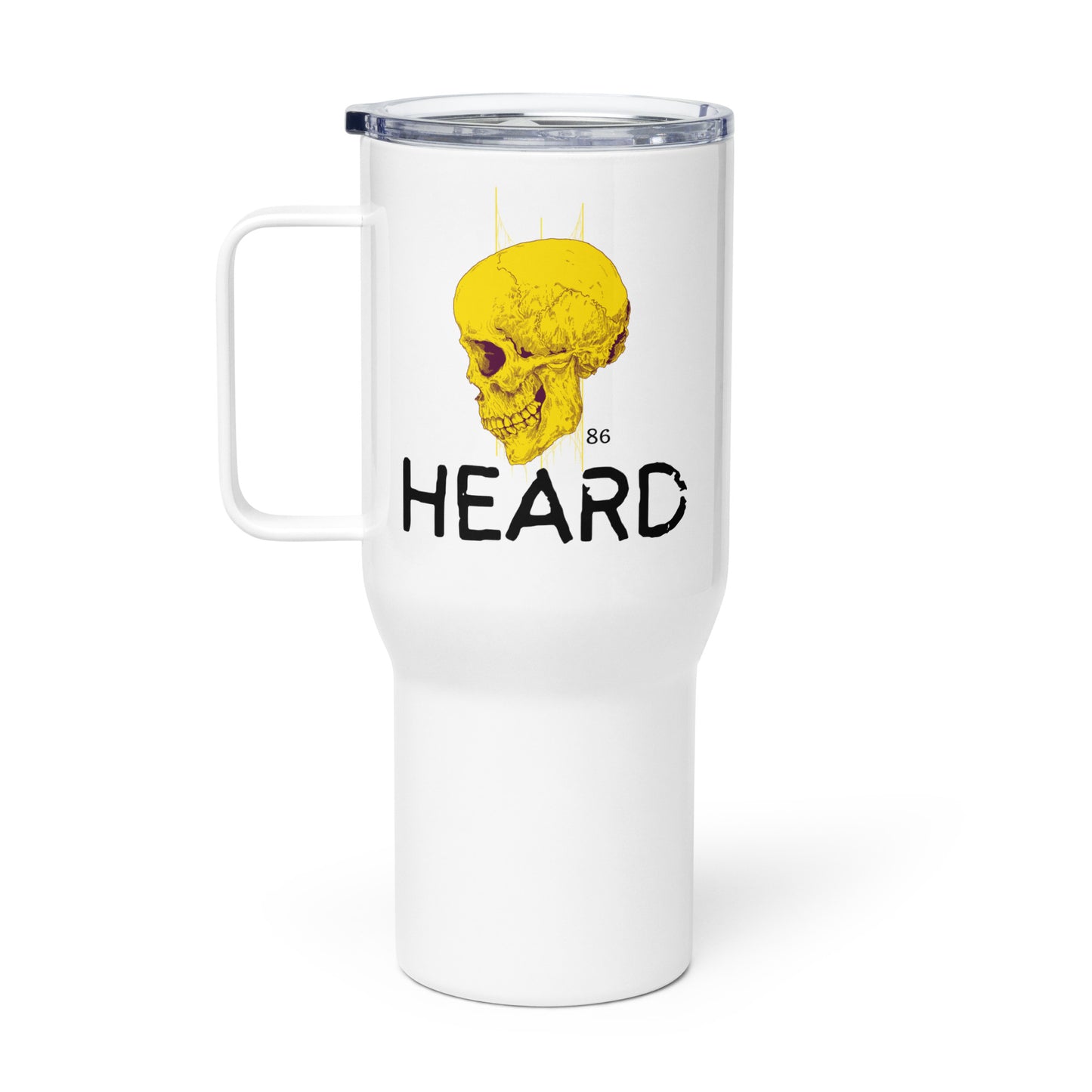 HEARD Travel mug with a handle