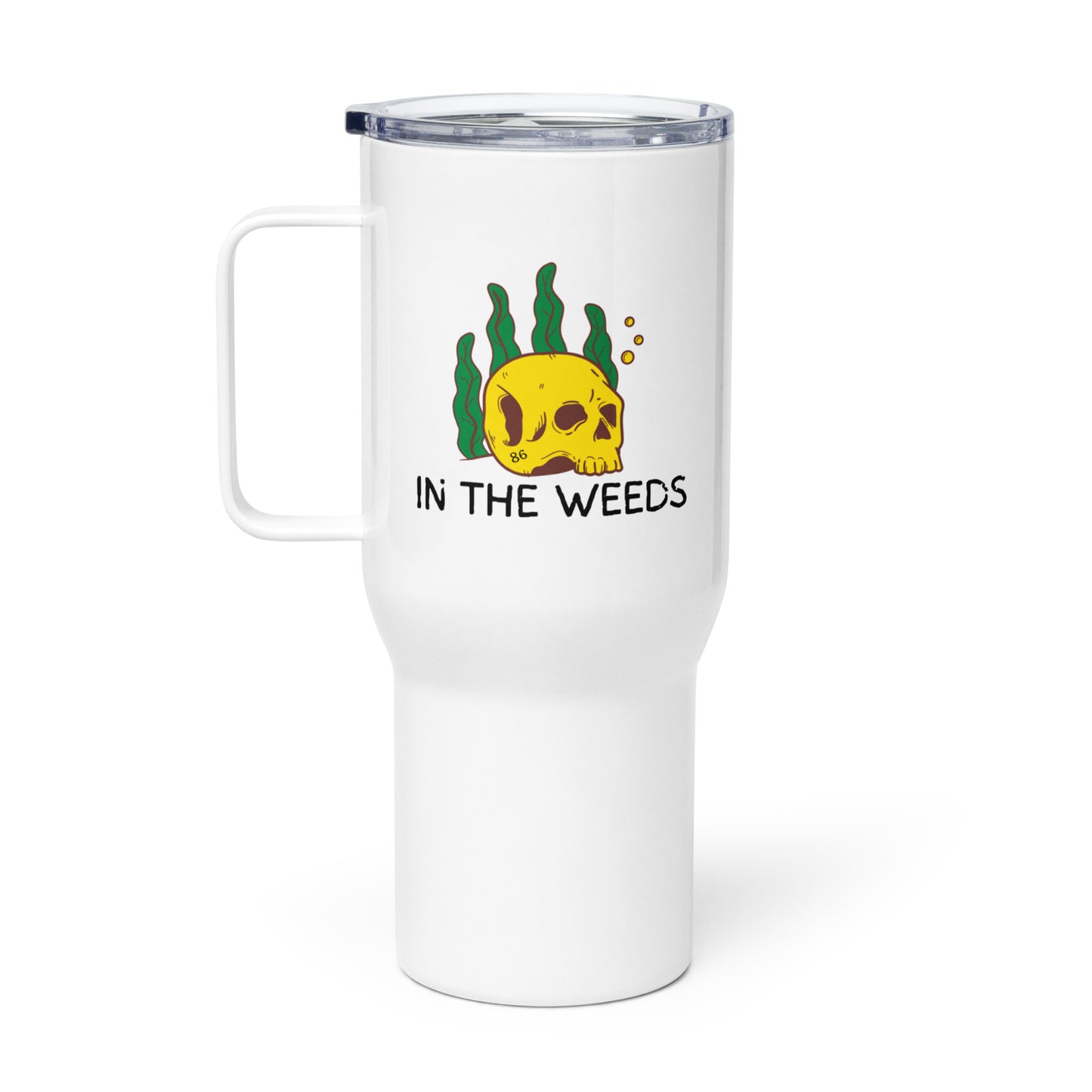 IN THE WEEDS 2 Travel mug with a handle