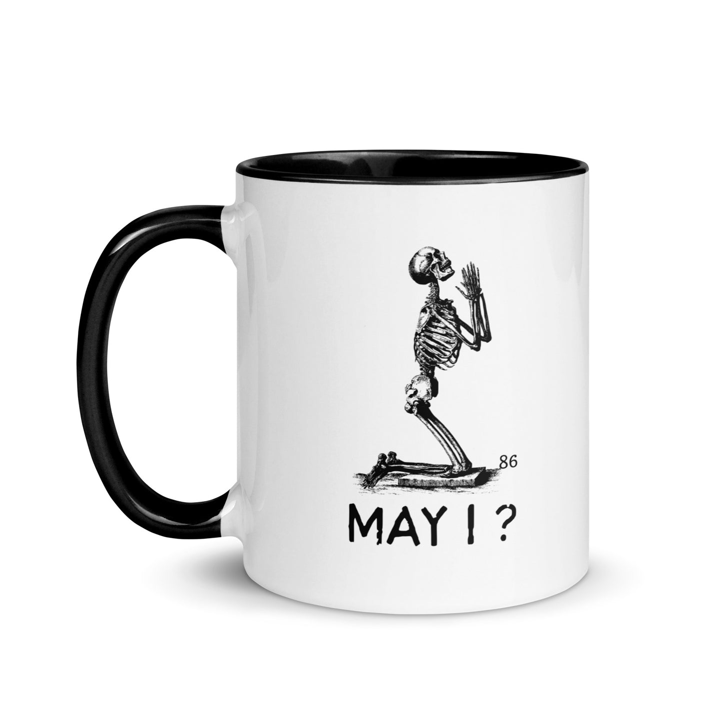 MAY I? Mug with Color Inside