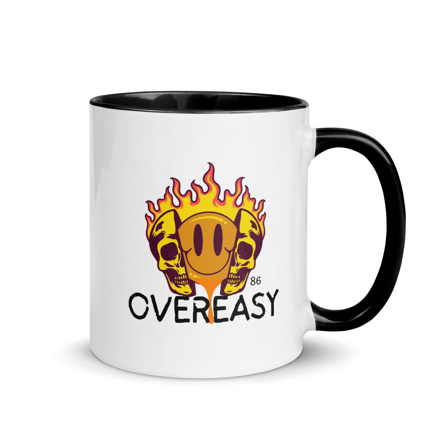 OVEREASY Mug with Color Inside