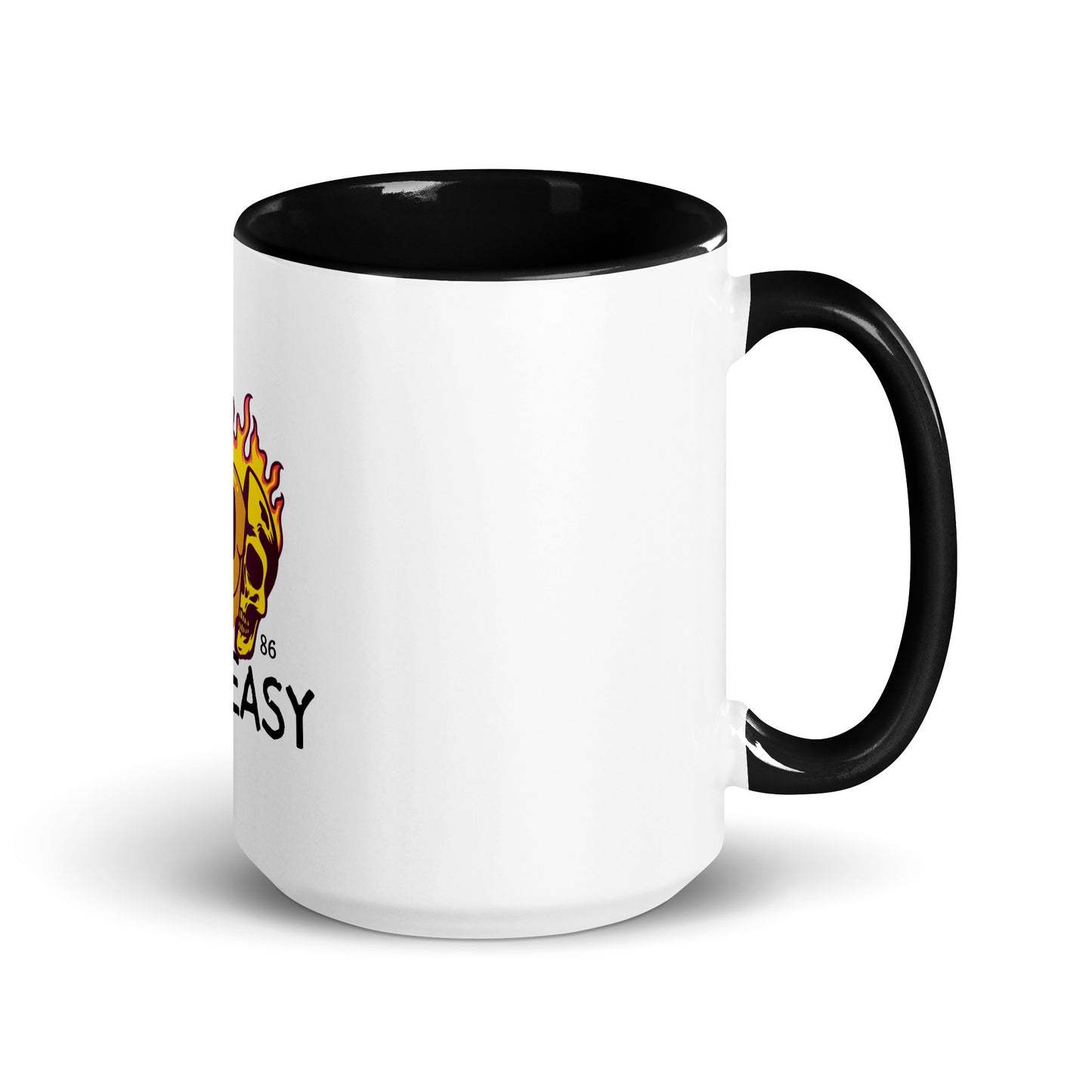 OVEREASY Mug with Color Inside