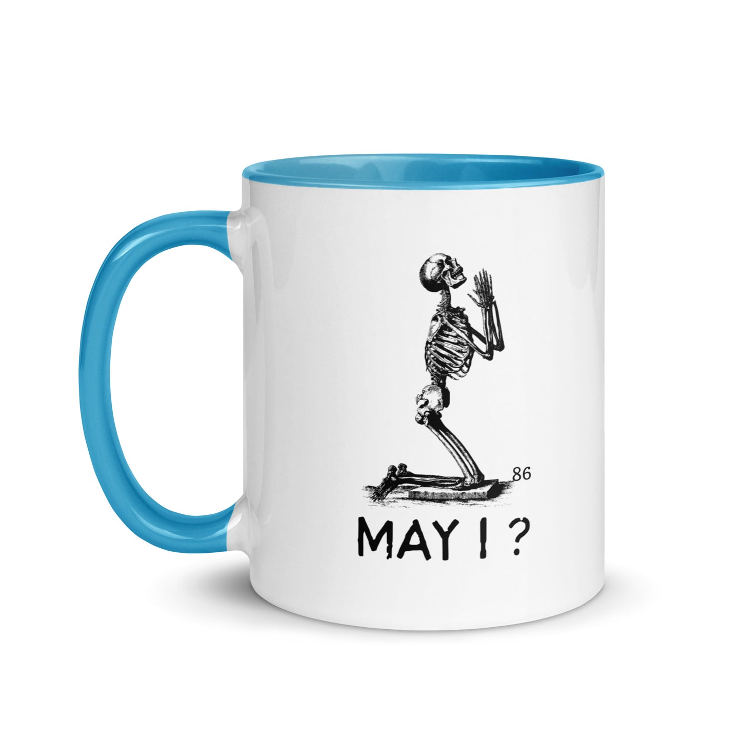 MAY I? Mug with Color Inside