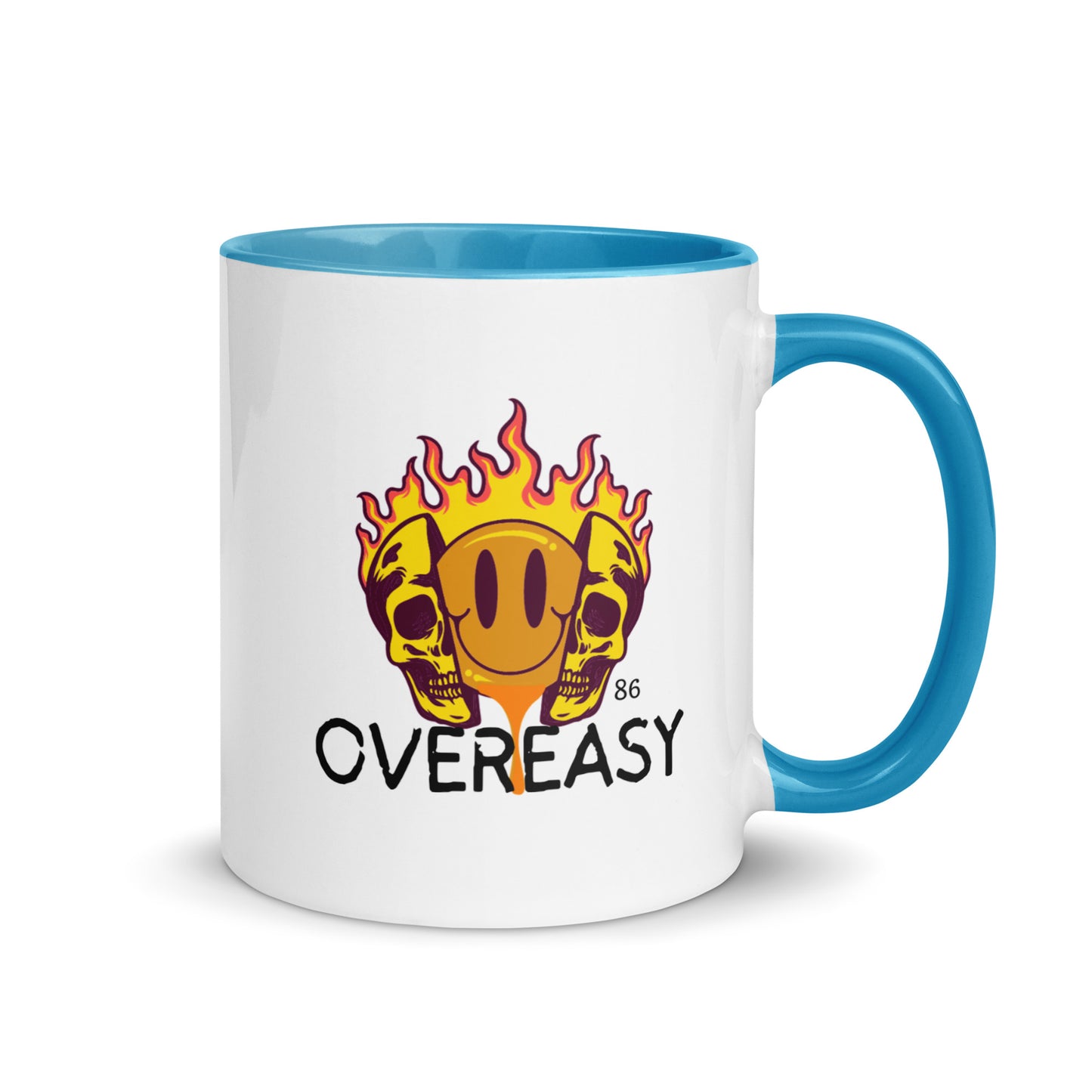 OVEREASY Mug with Color Inside