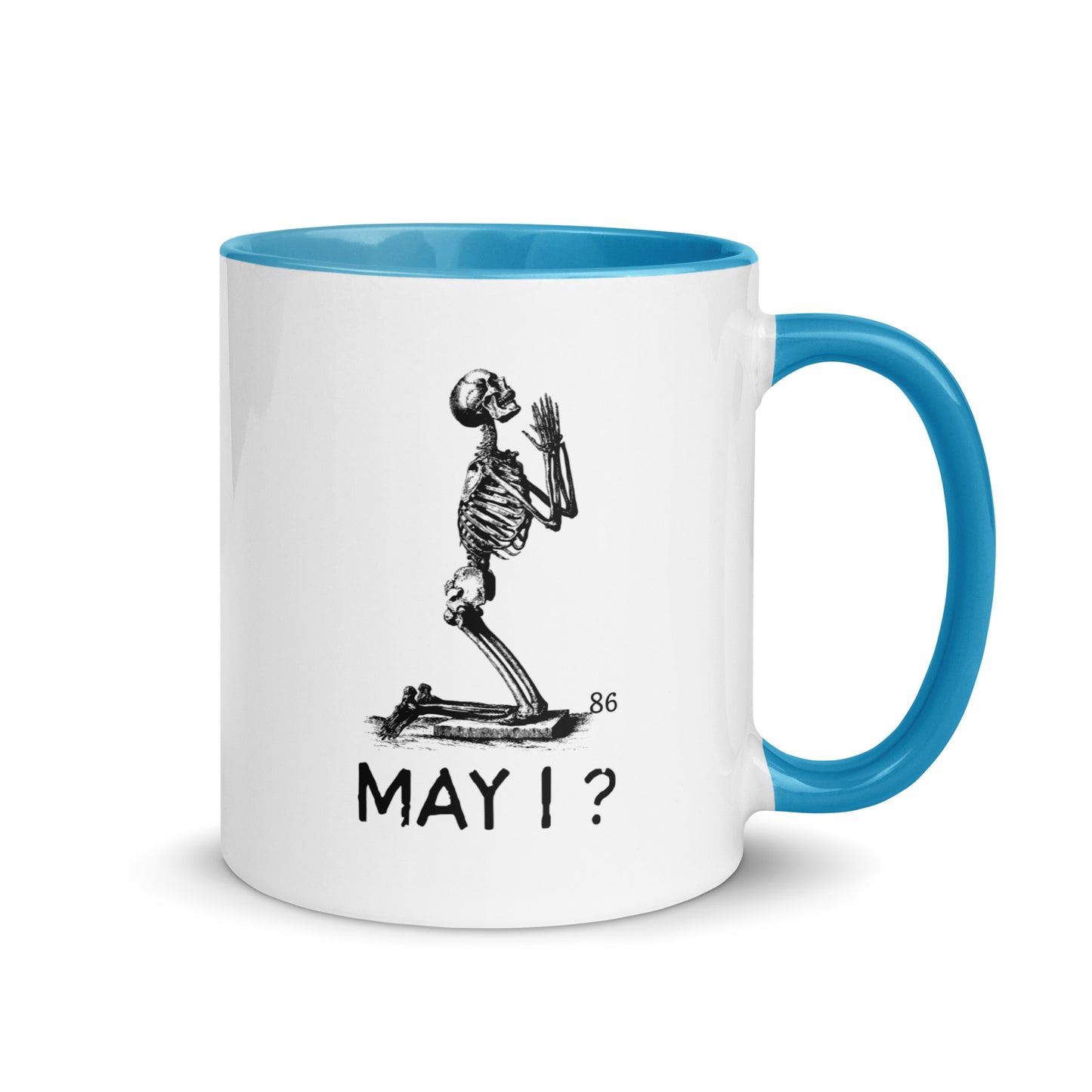 MAY I? Mug with Color Inside