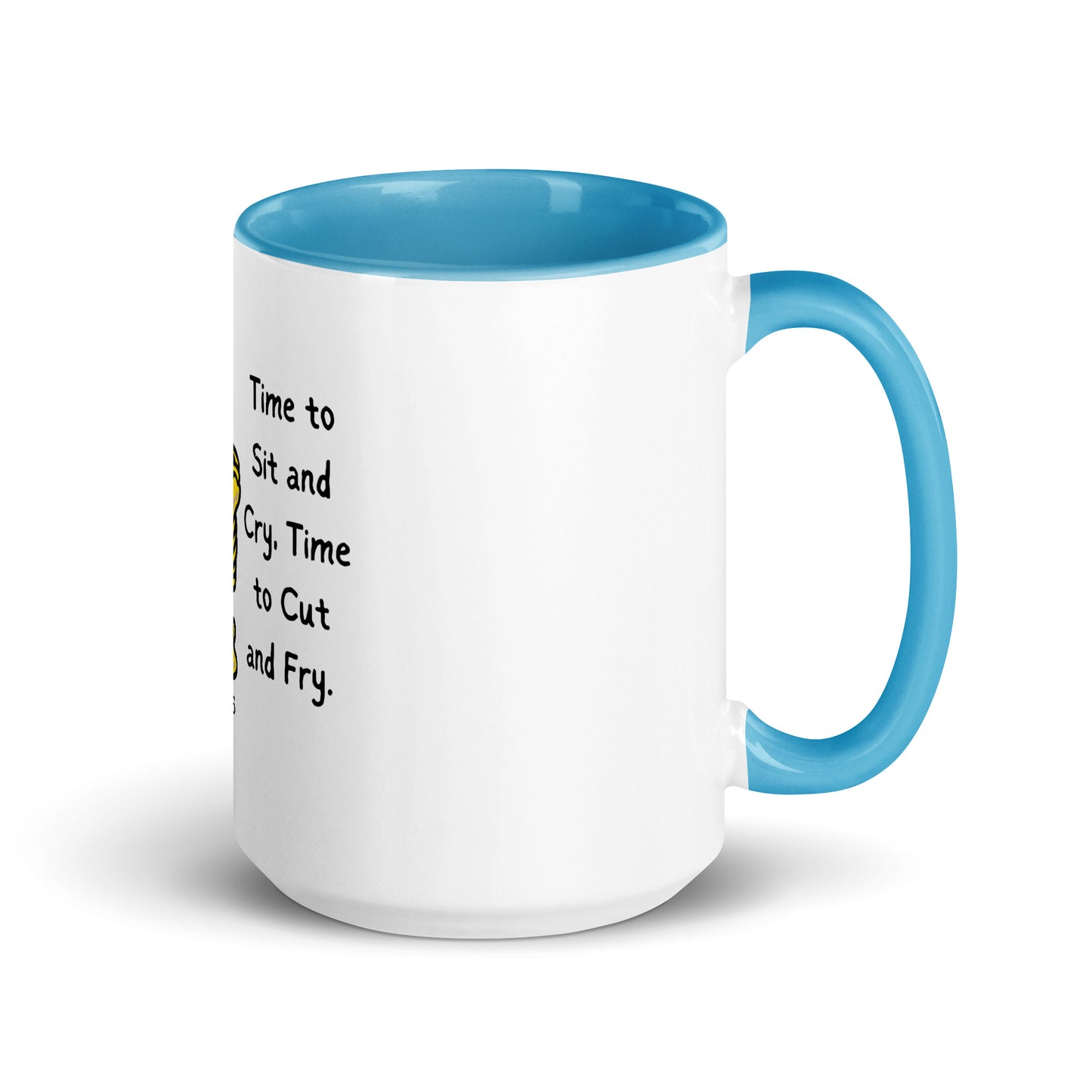 Time To Sit Mug with Color Inside