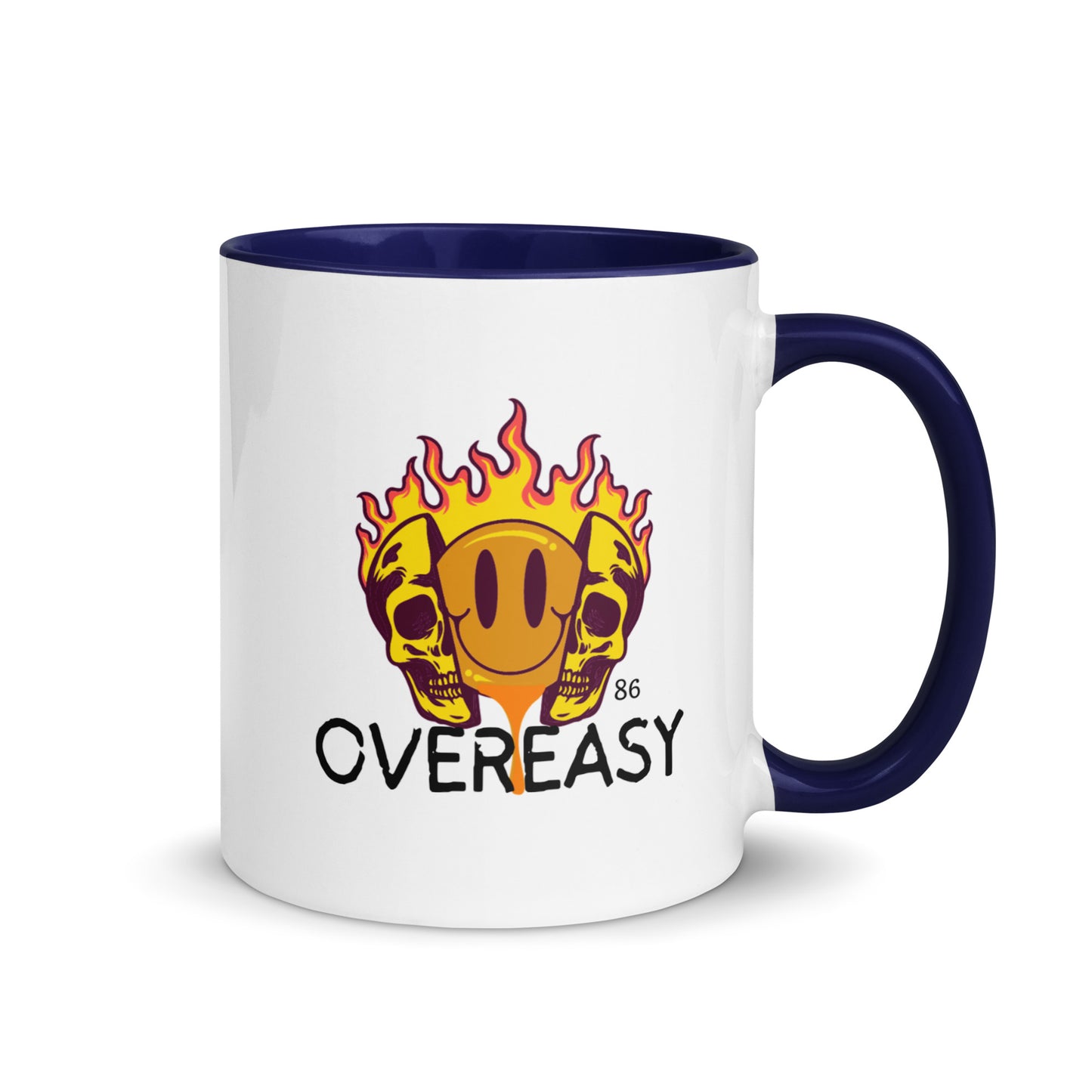 OVEREASY Mug with Color Inside