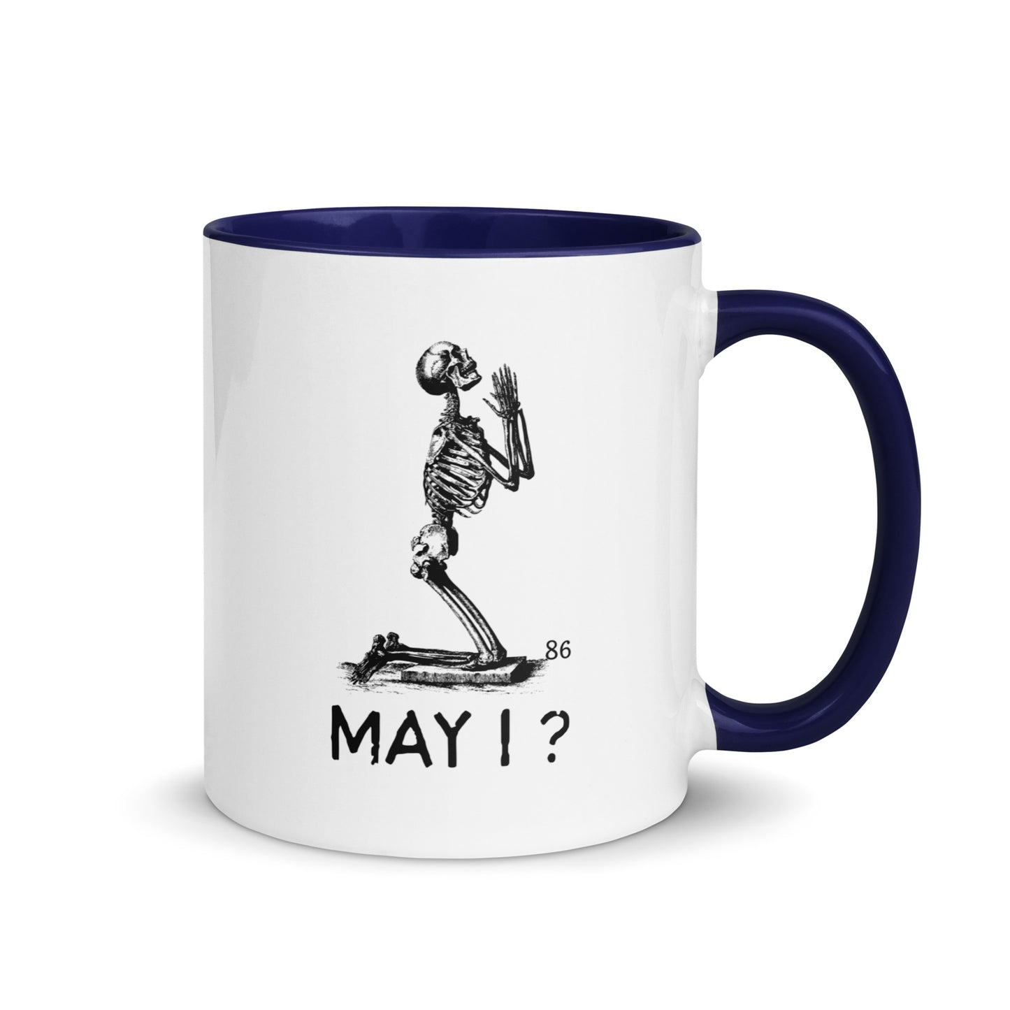 MAY I? Mug with Color Inside