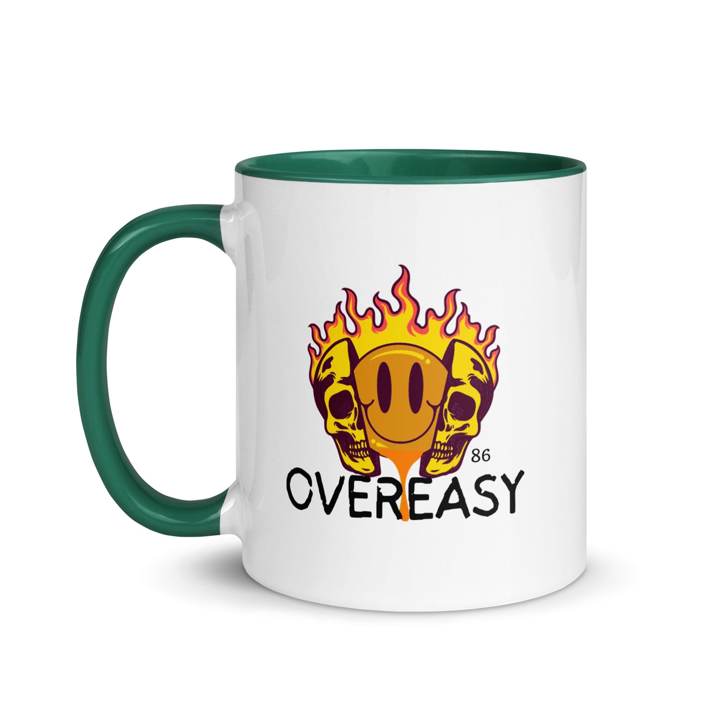 OVEREASY Mug with Color Inside