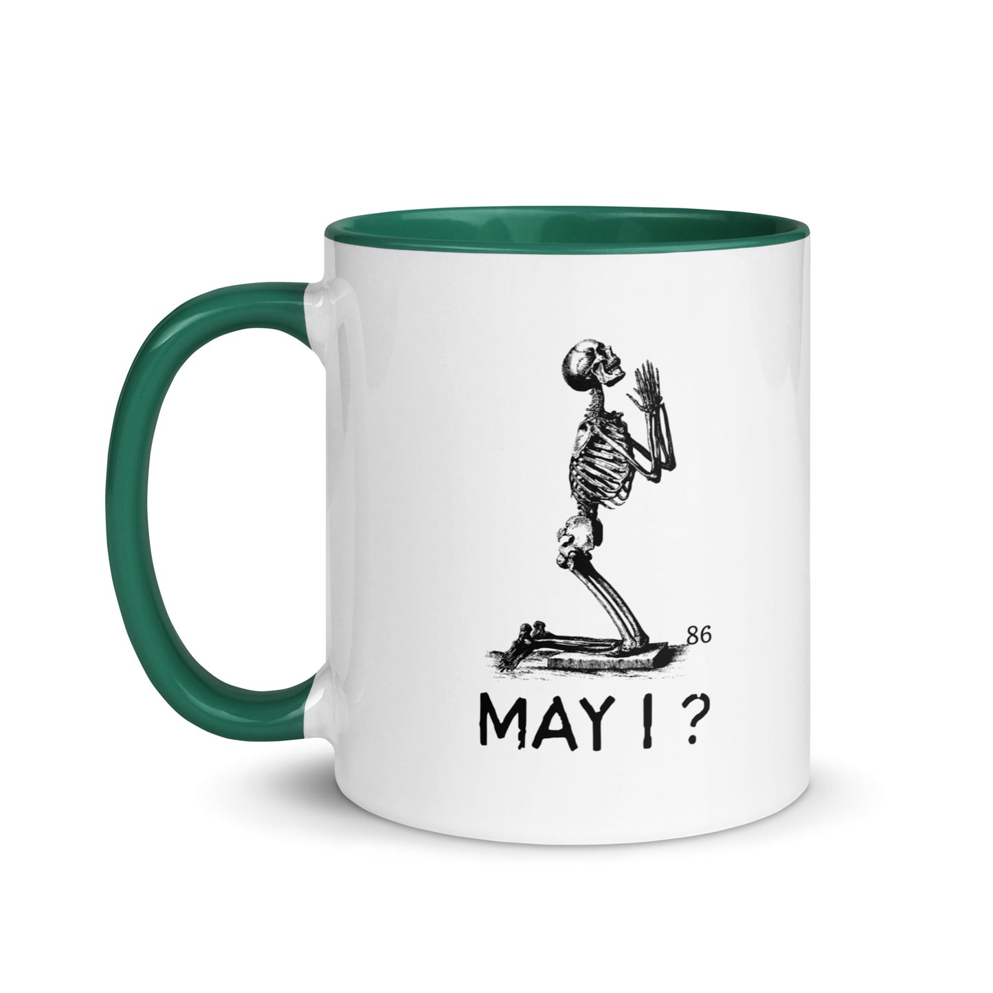 MAY I? Mug with Color Inside