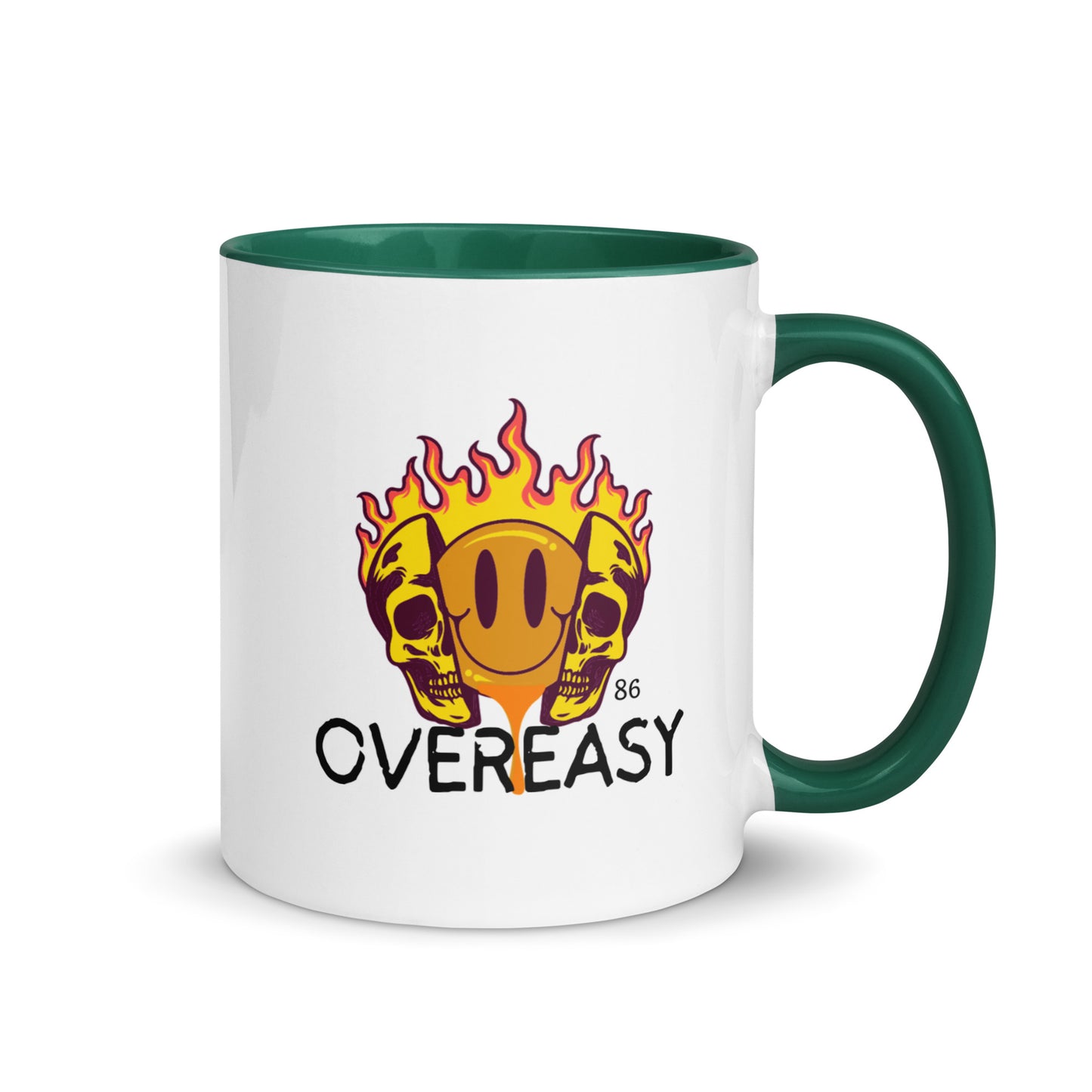 OVEREASY Mug with Color Inside