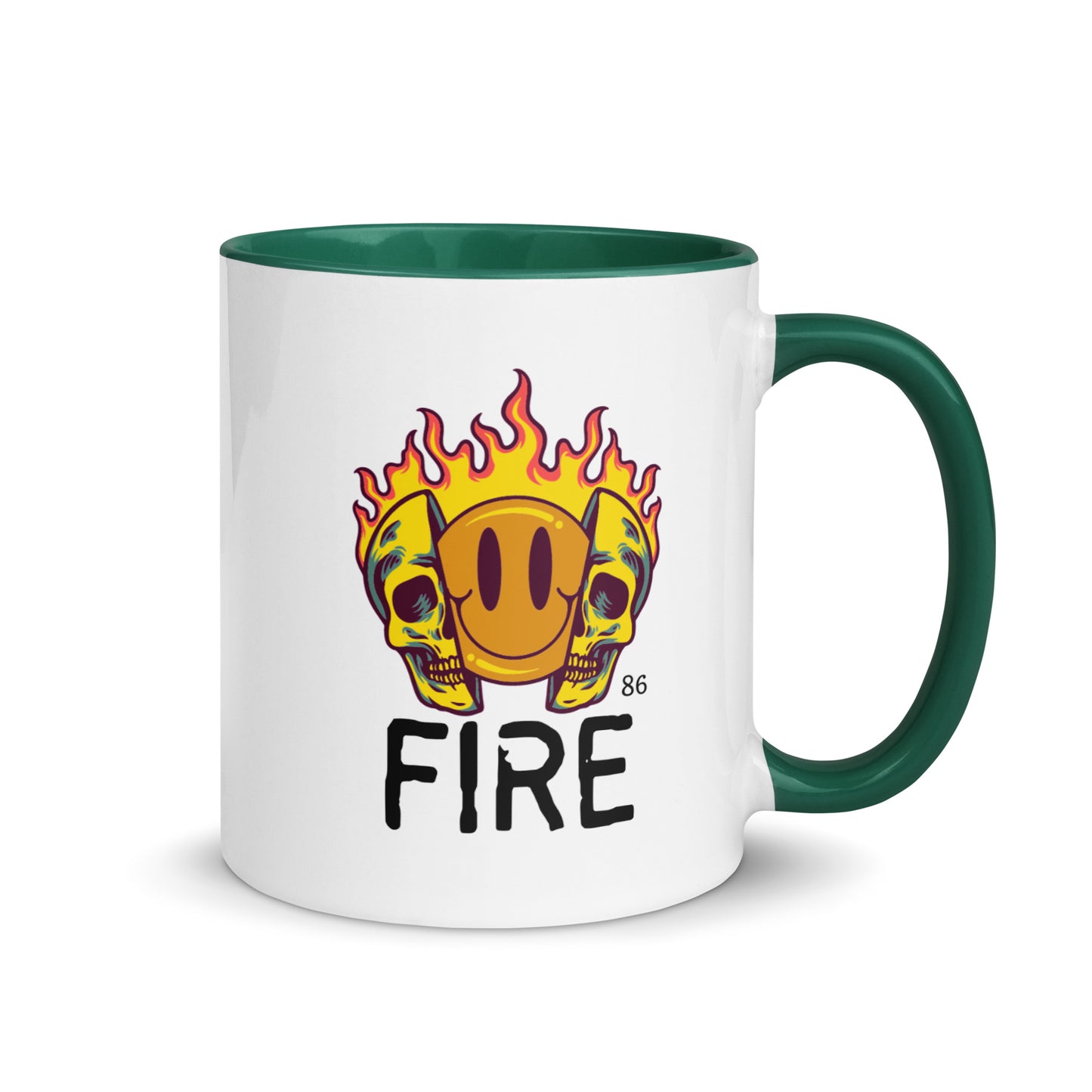 FIRE Mug with Color Inside