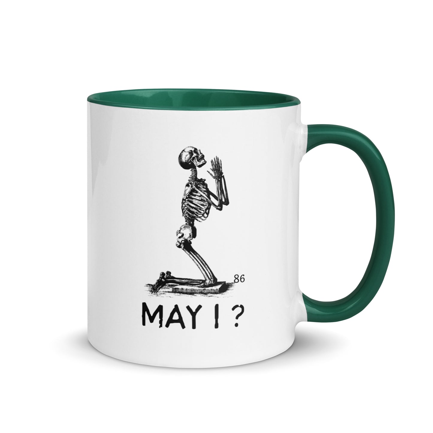 MAY I? Mug with Color Inside