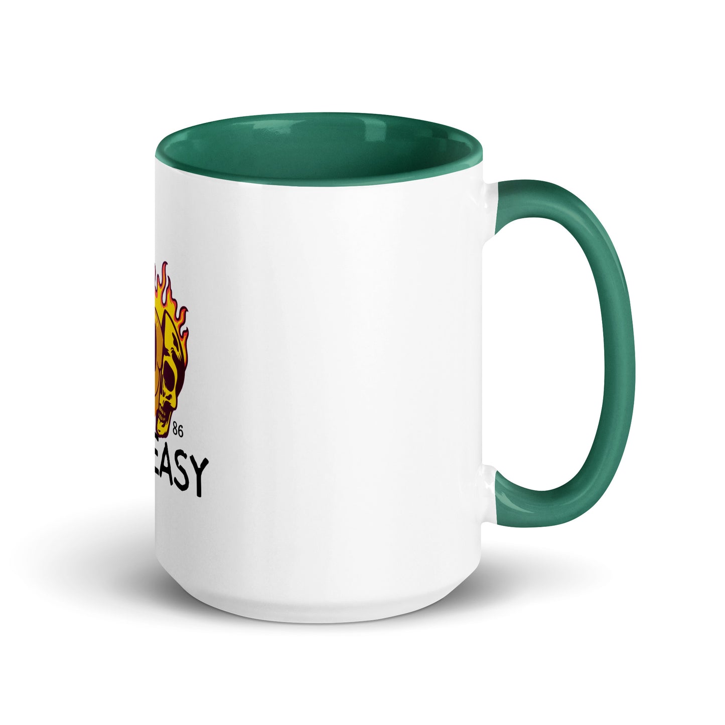 OVEREASY Mug with Color Inside