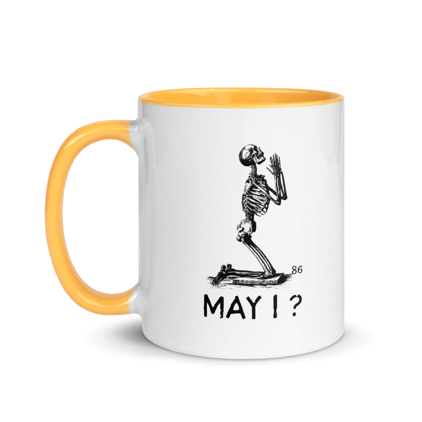 MAY I? Mug with Color Inside