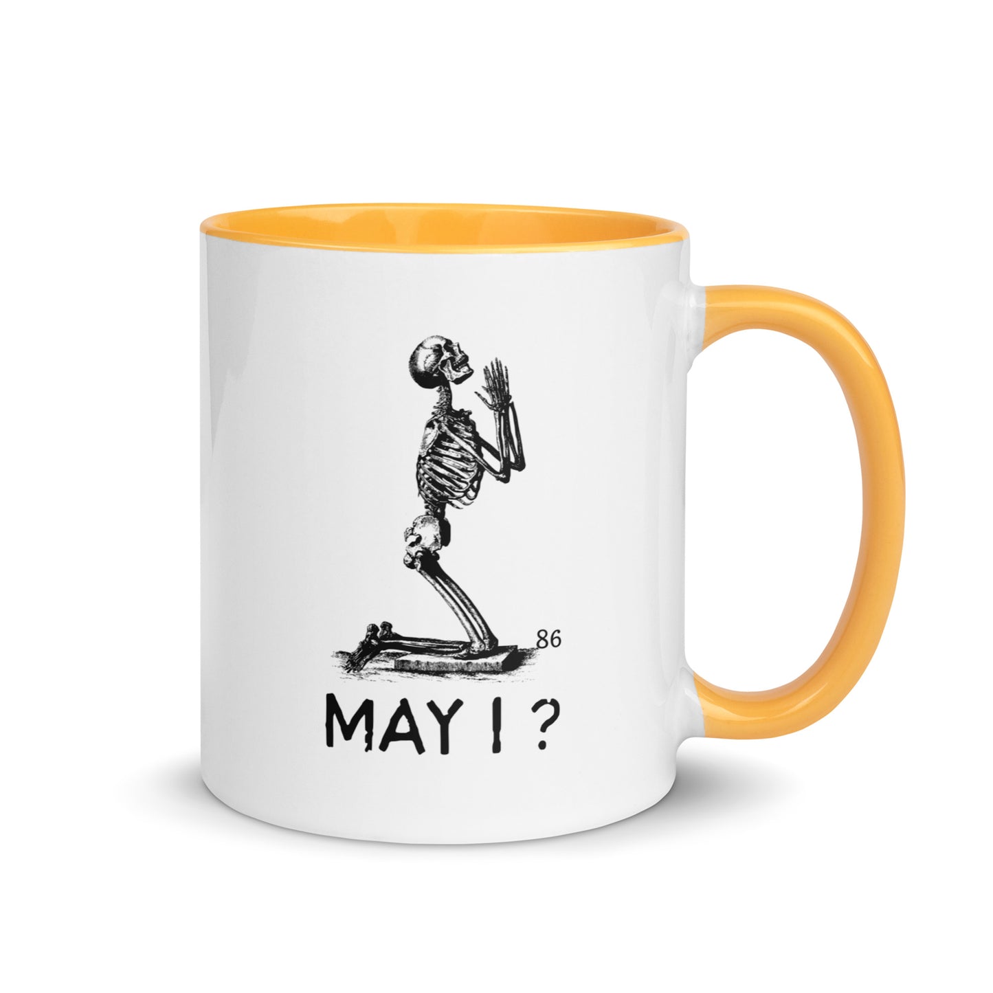 MAY I? Mug with Color Inside