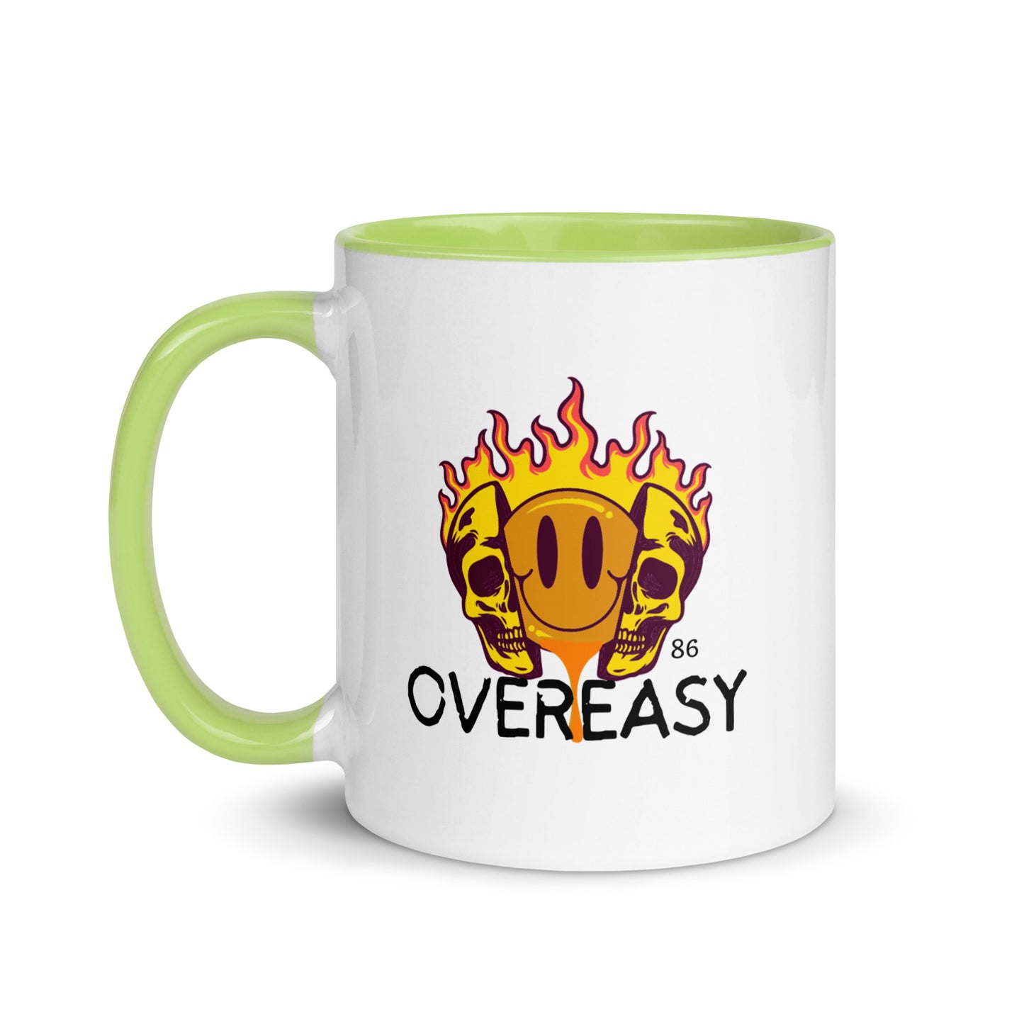 OVEREASY Mug with Color Inside