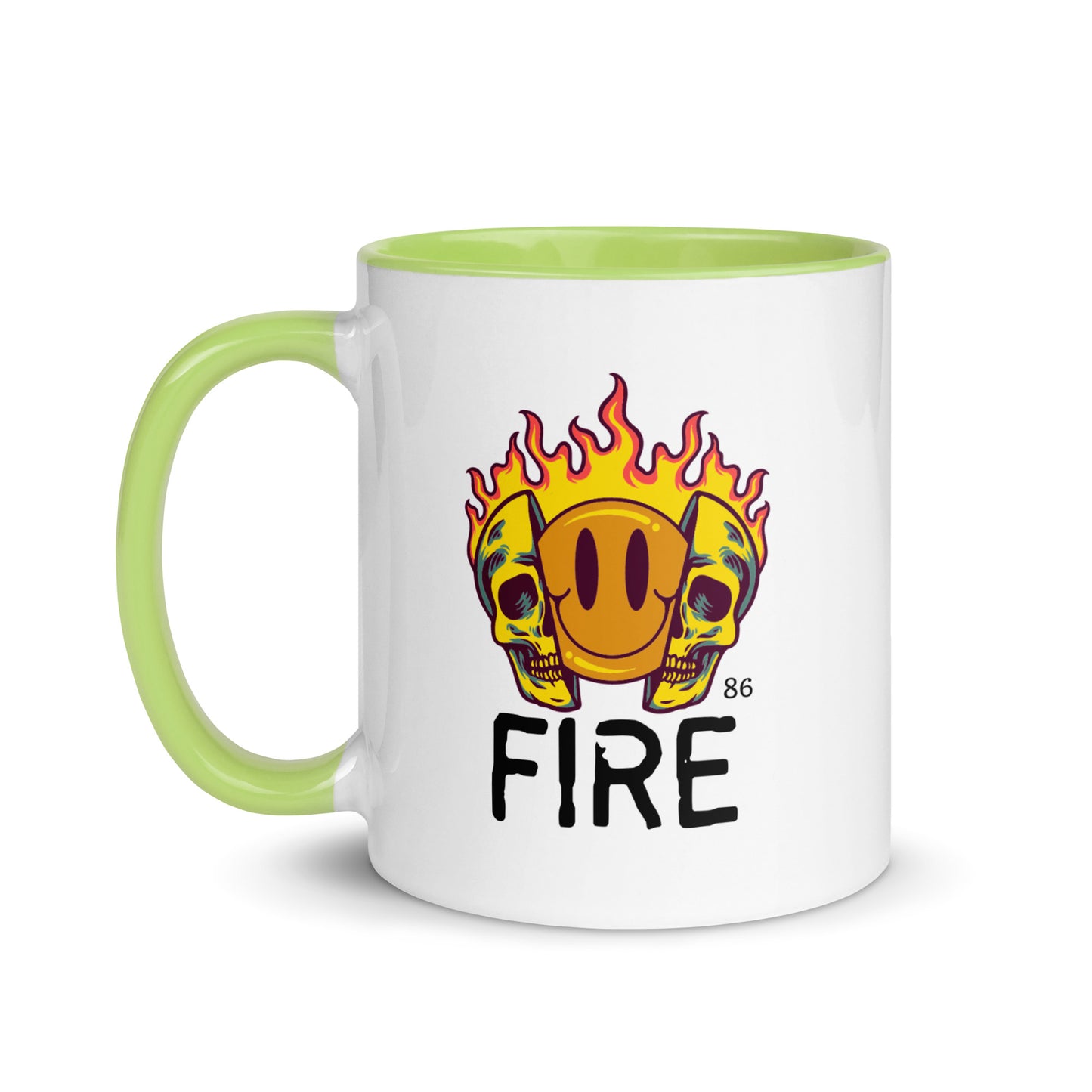 FIRE Mug with Color Inside