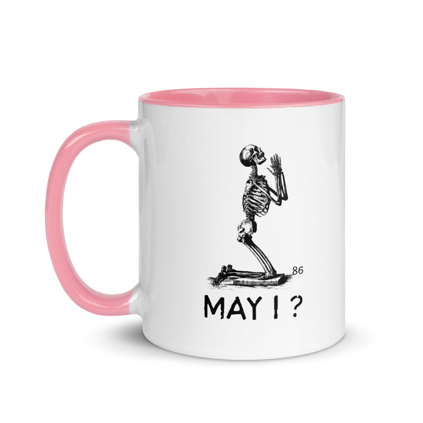 MAY I? Mug with Color Inside