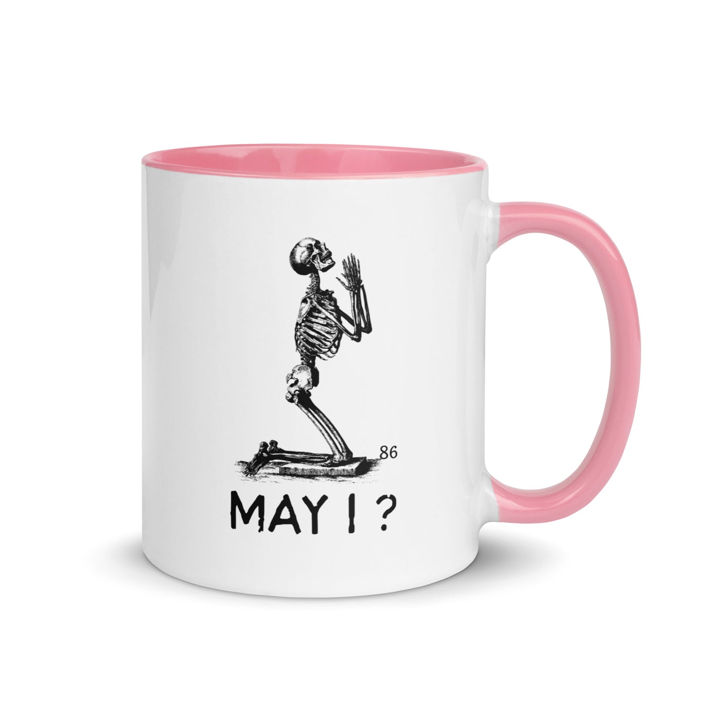 MAY I? Mug with Color Inside