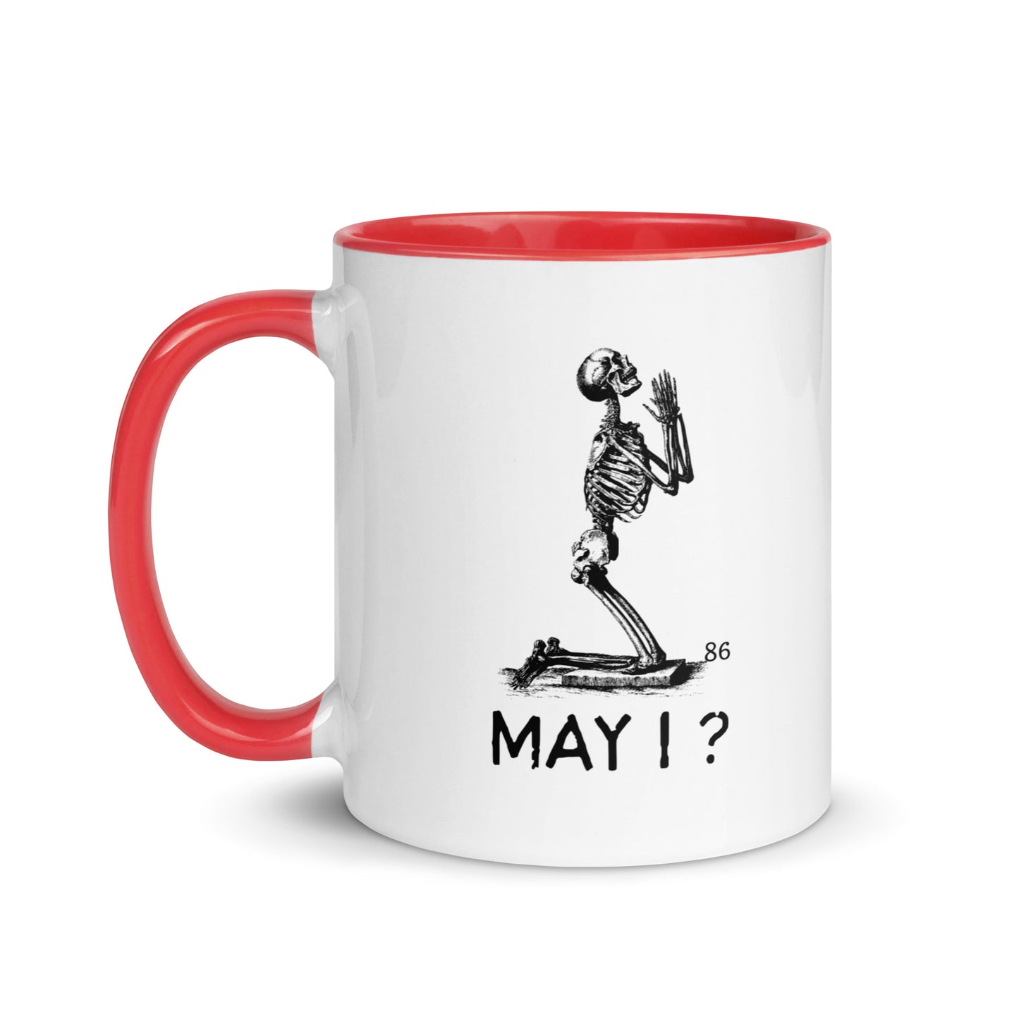 MAY I? Mug with Color Inside