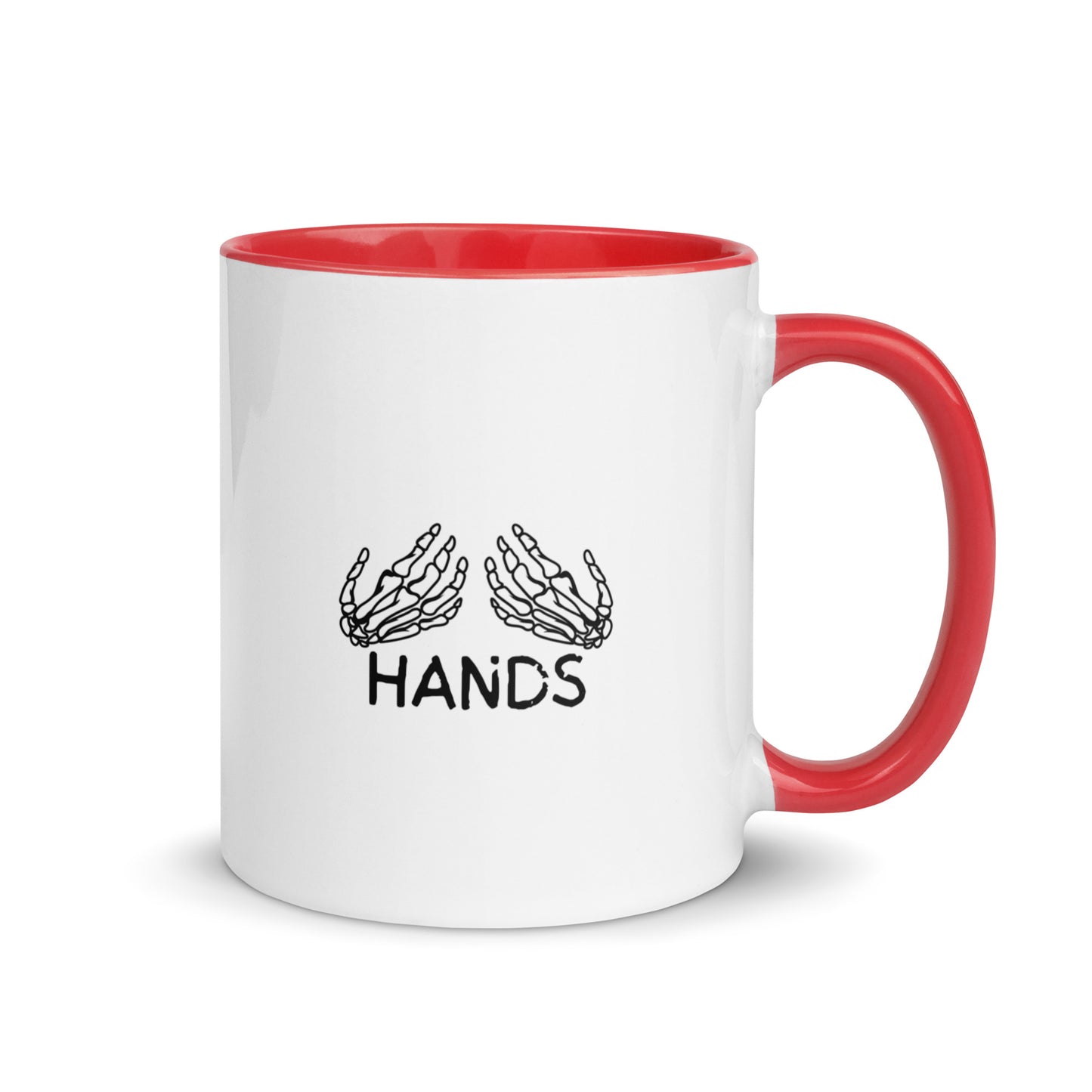 HANDS Mug with Color Inside