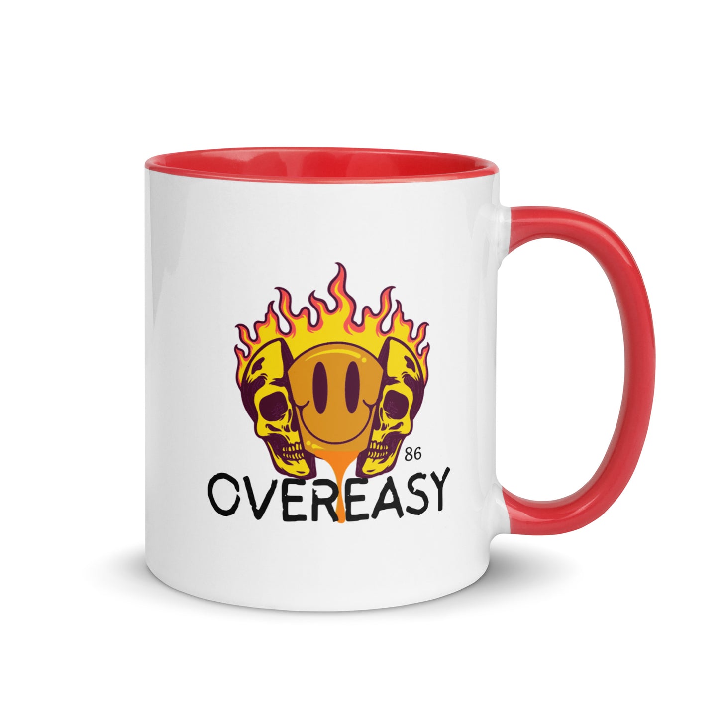 OVEREASY Mug with Color Inside