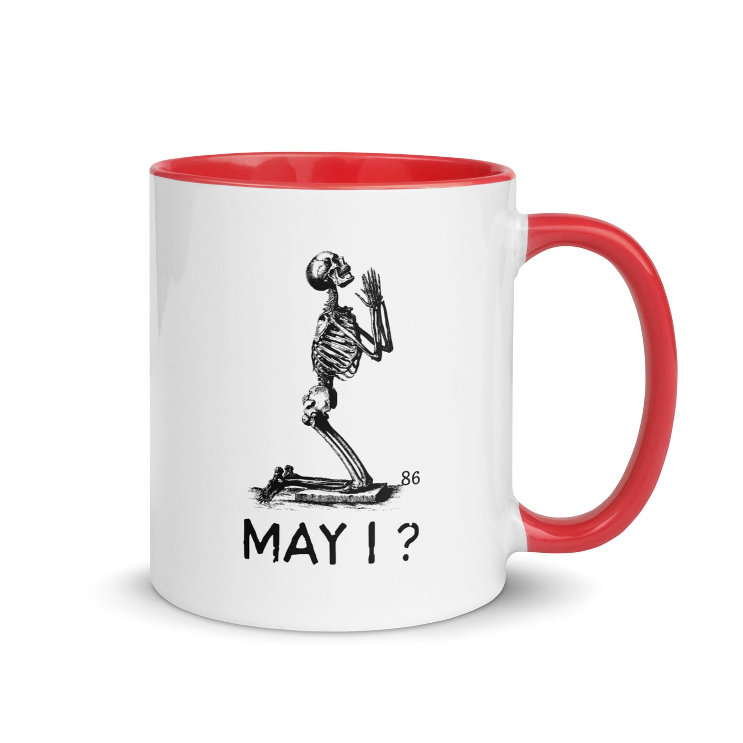 MAY I? Mug with Color Inside