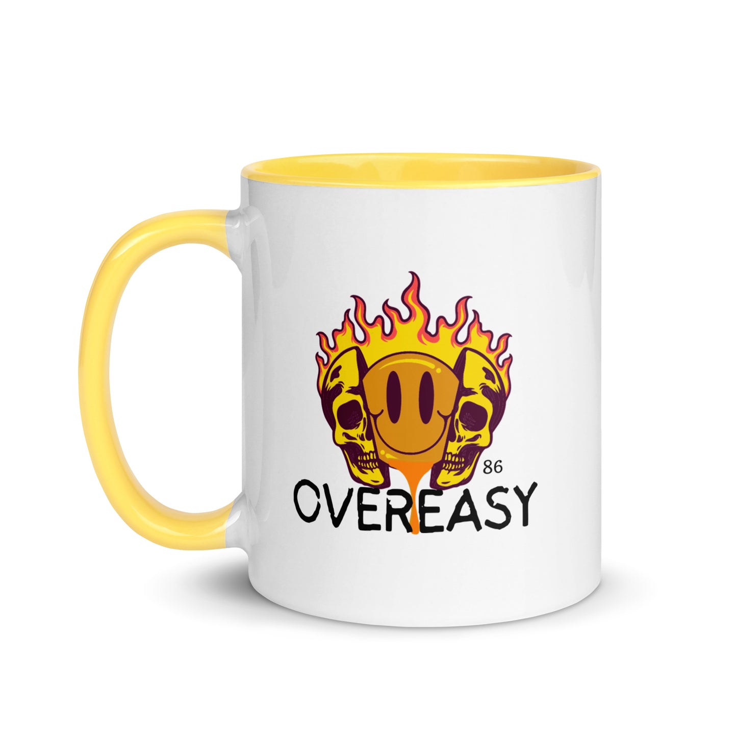 OVEREASY Mug with Color Inside