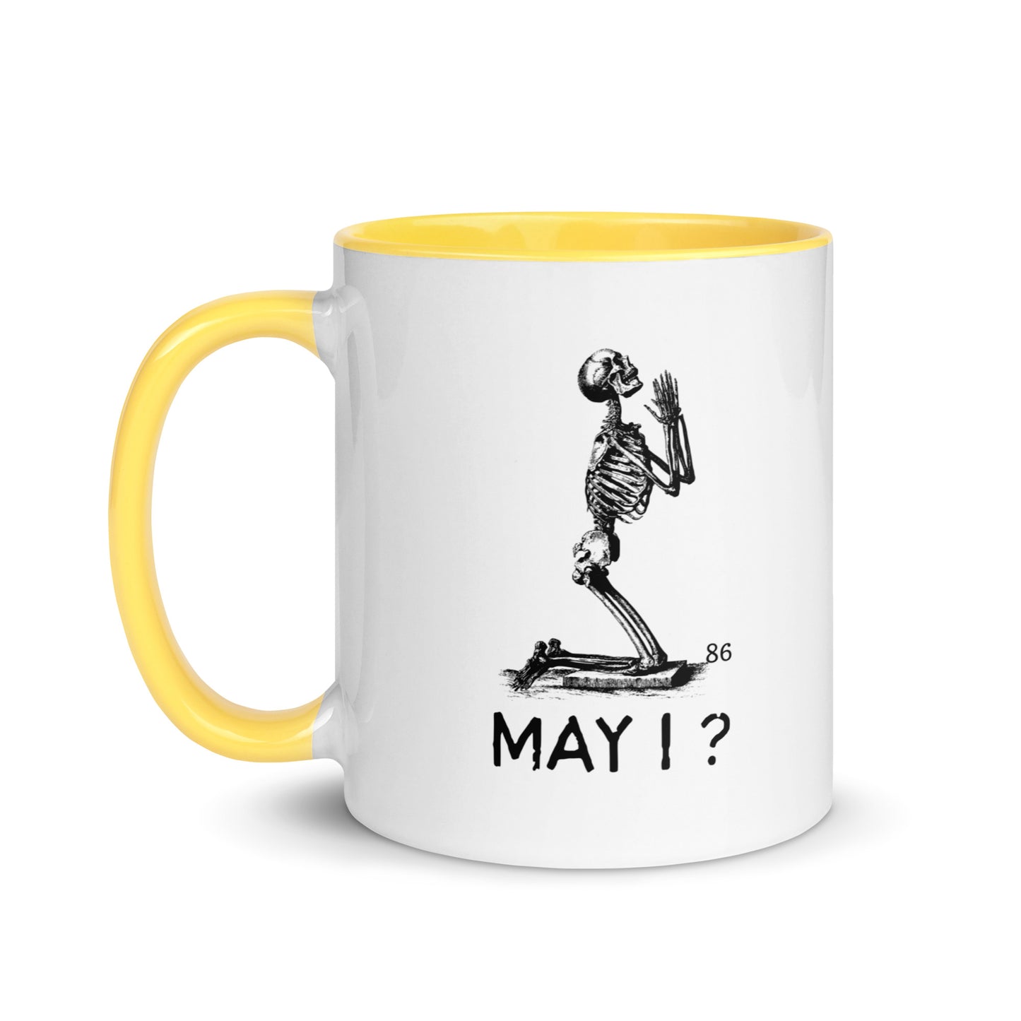 MAY I? Mug with Color Inside