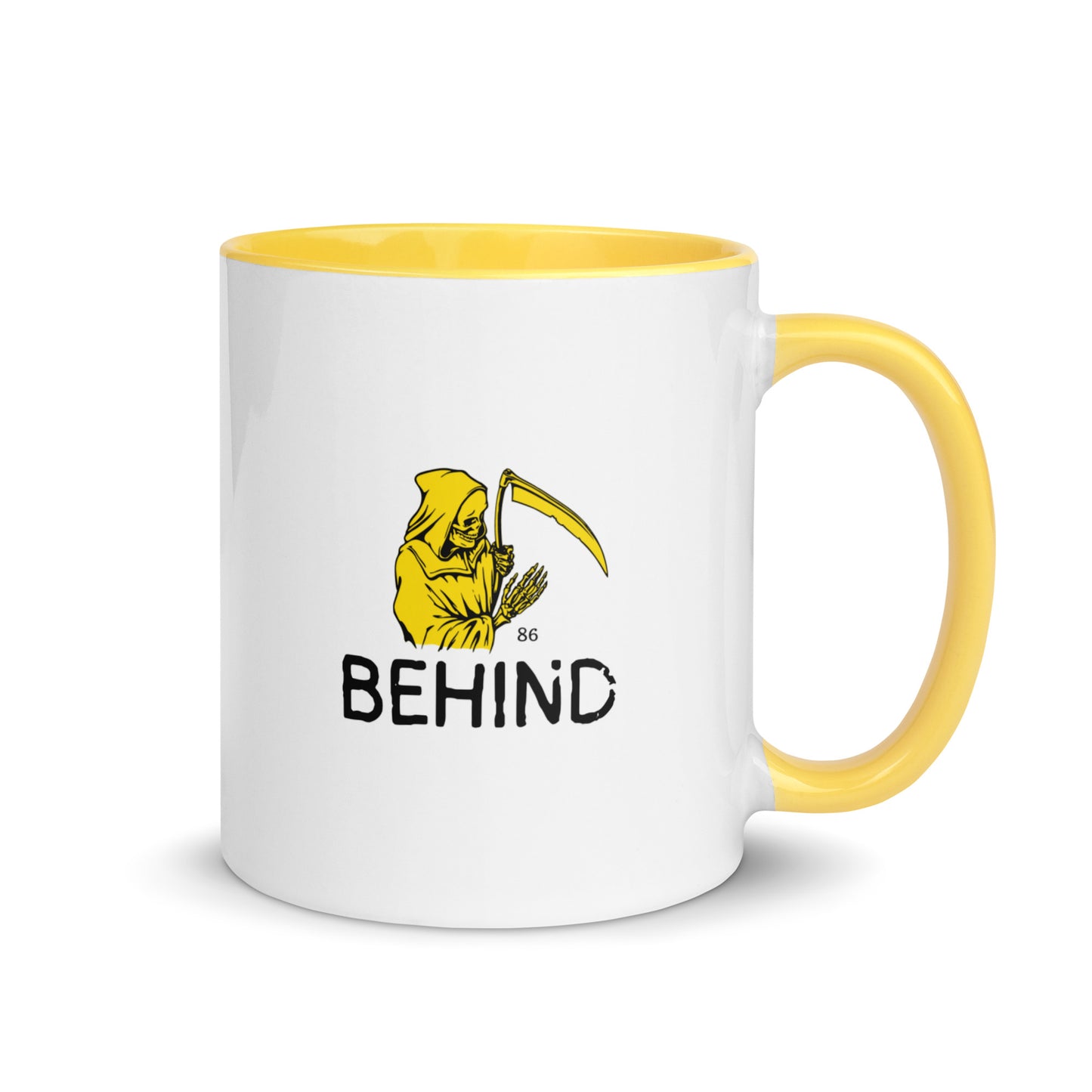 BEHIND Mug with Color Inside