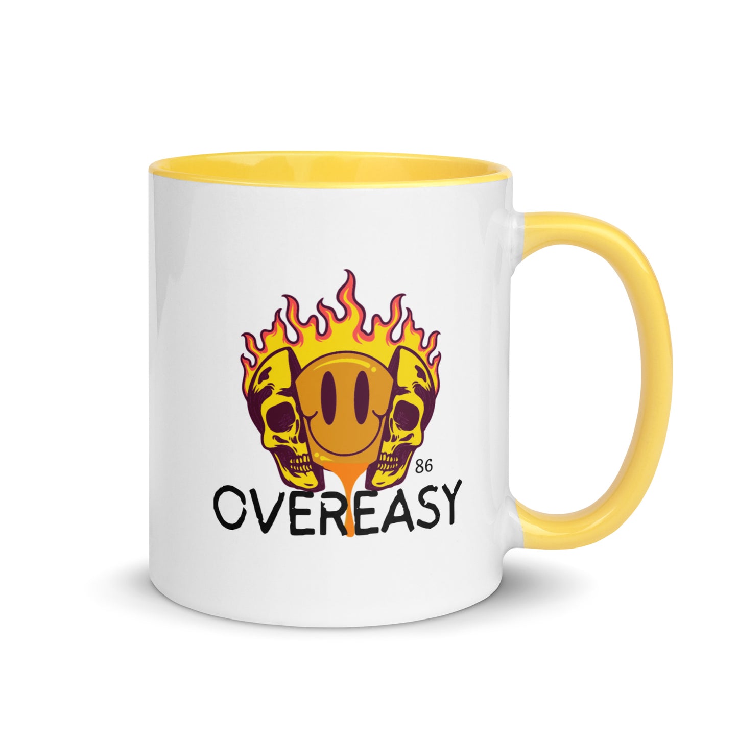 OVEREASY Mug with Color Inside