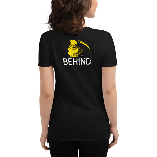 BEHIND BLACK Women's short sleeve t-shirt