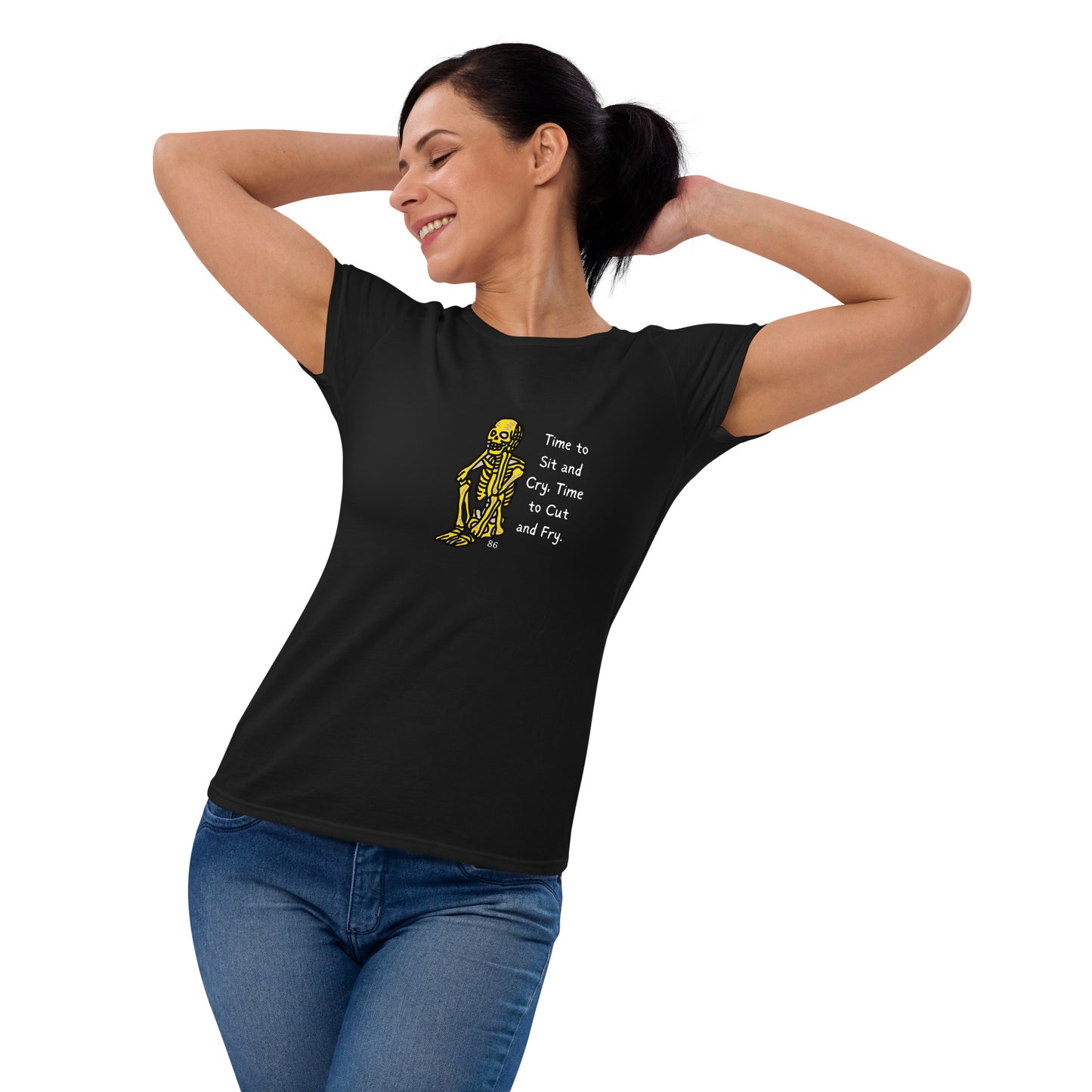 Time To Sit Black Women's short sleeve t-shirt