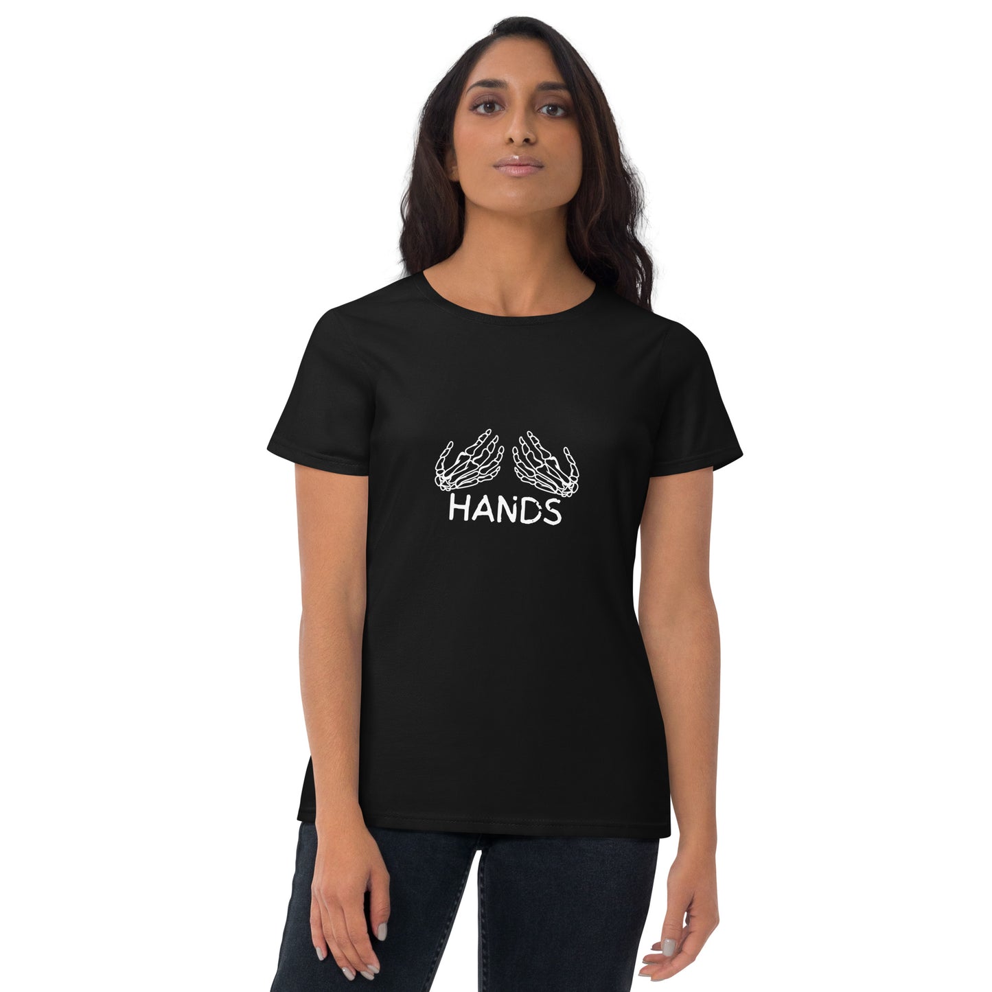 HANDS BLACK Women's short sleeve t-shirt