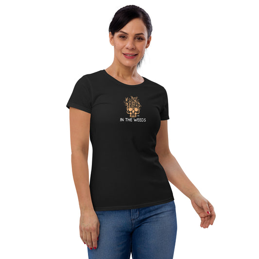 IN THE WEEDS 1 BLACK Women's short sleeve t-shirt