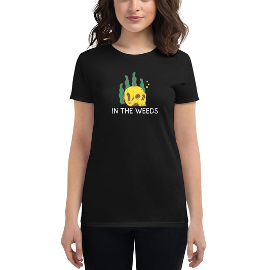 IN THE WEEDS 2 BLACK Women's short sleeve t-shirt