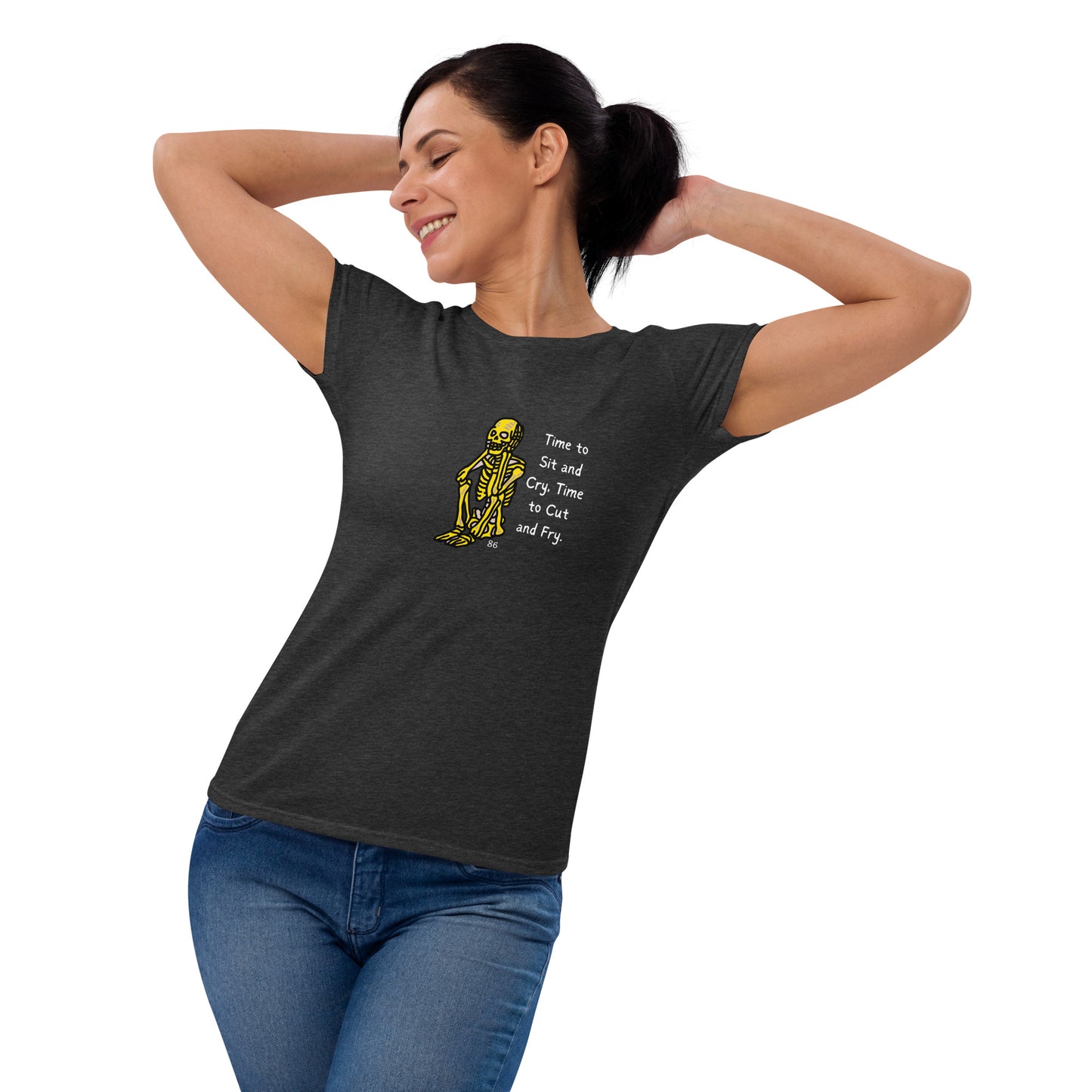 Time To Sit Black Women's short sleeve t-shirt