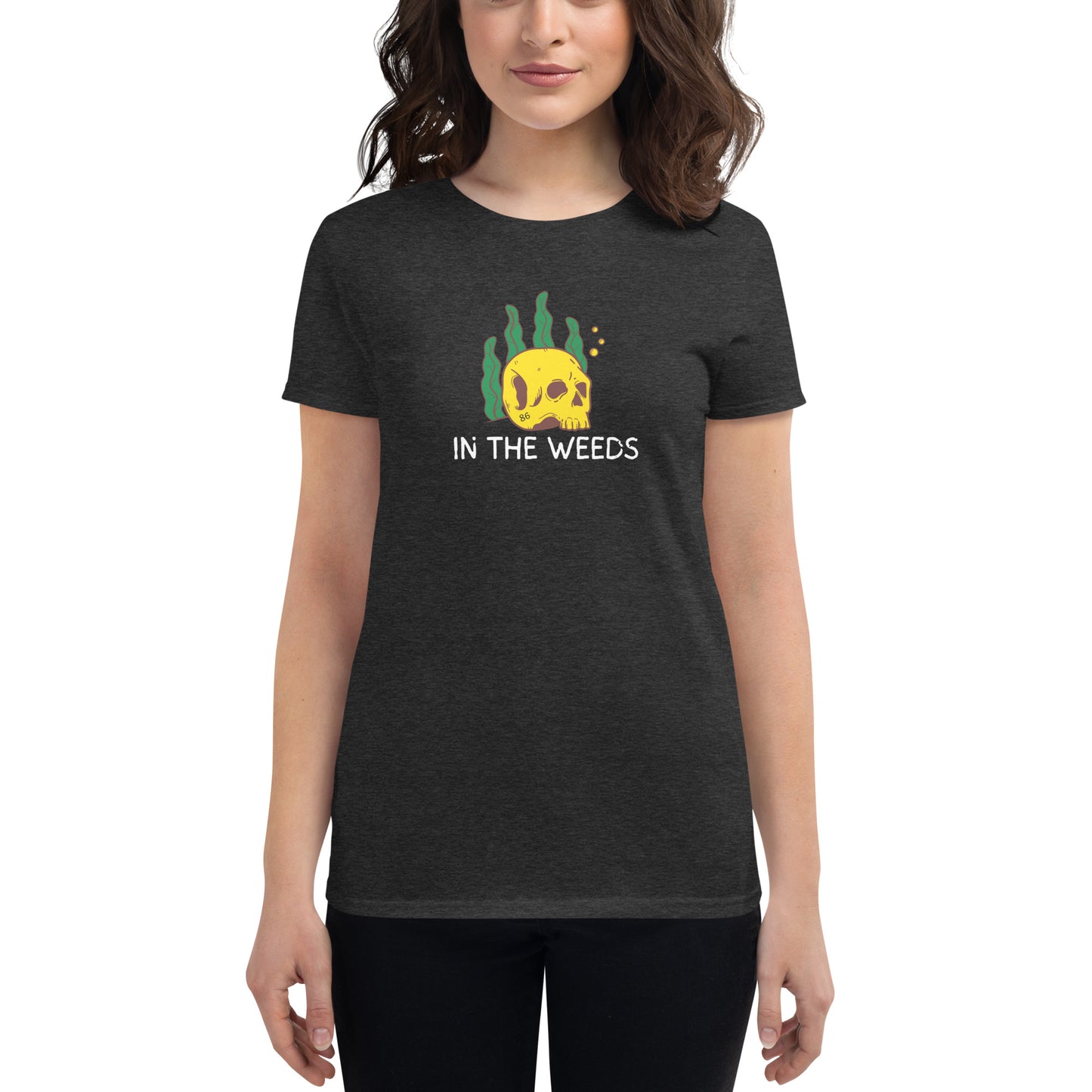 IN THE WEEDS 2 BLACK Women's short sleeve t-shirt