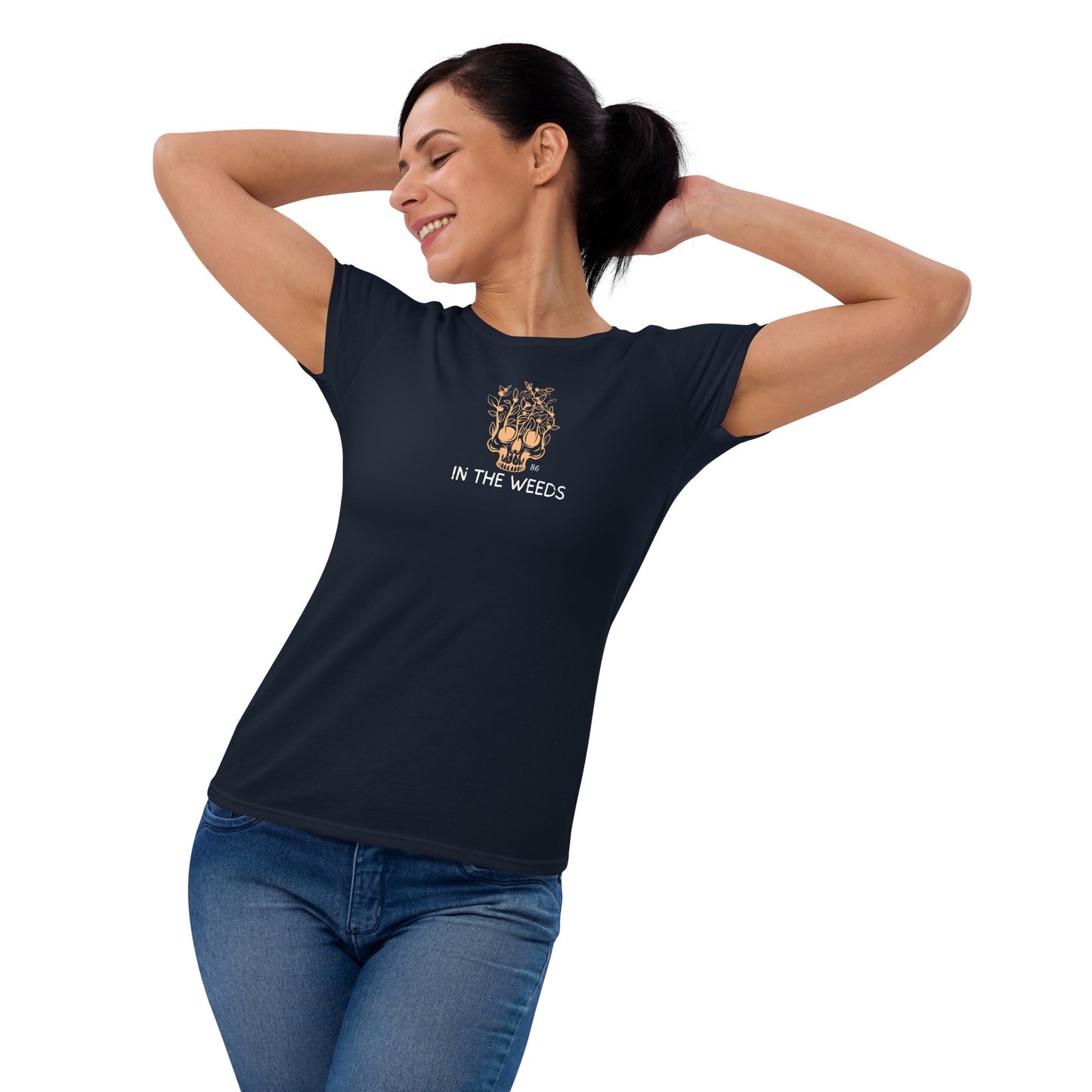 IN THE WEEDS 1 BLACK Women's short sleeve t-shirt