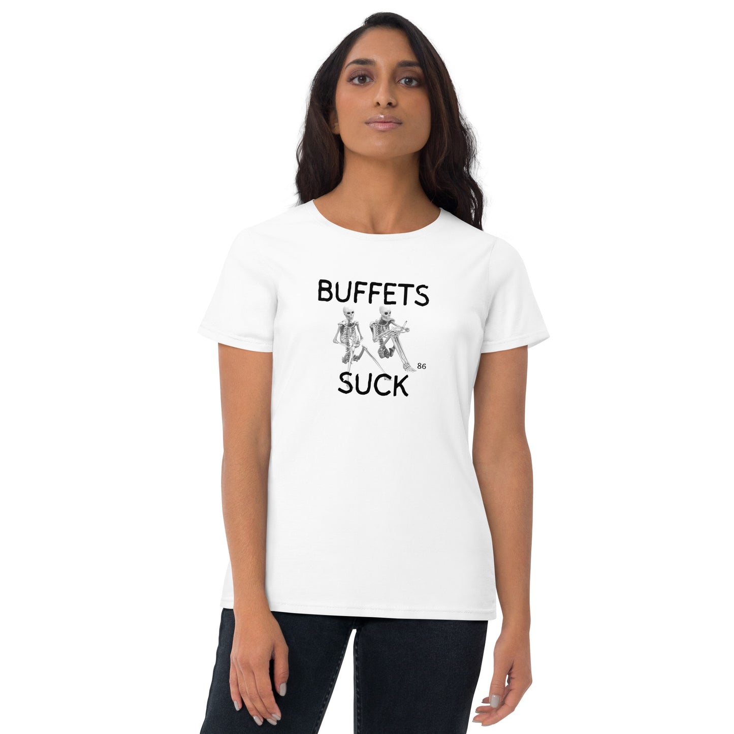 BUFFETS SUCK 2 Women's short sleeve t-shirt