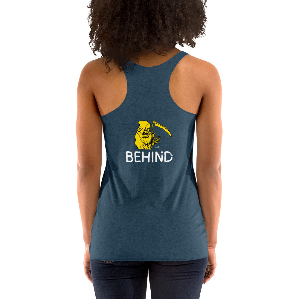 BEHIND BLACK Women's Racerback Tank